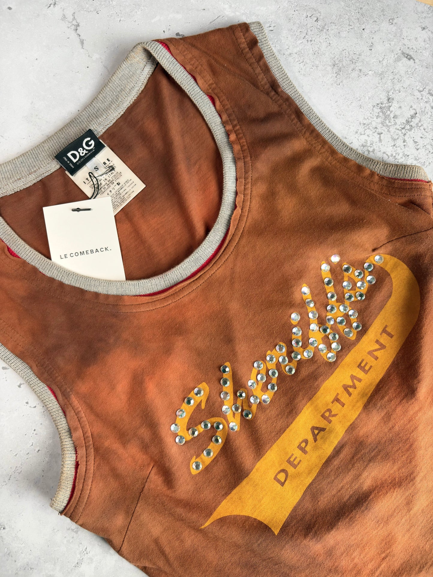 D&G Sheriffs Department Tie Die Vest