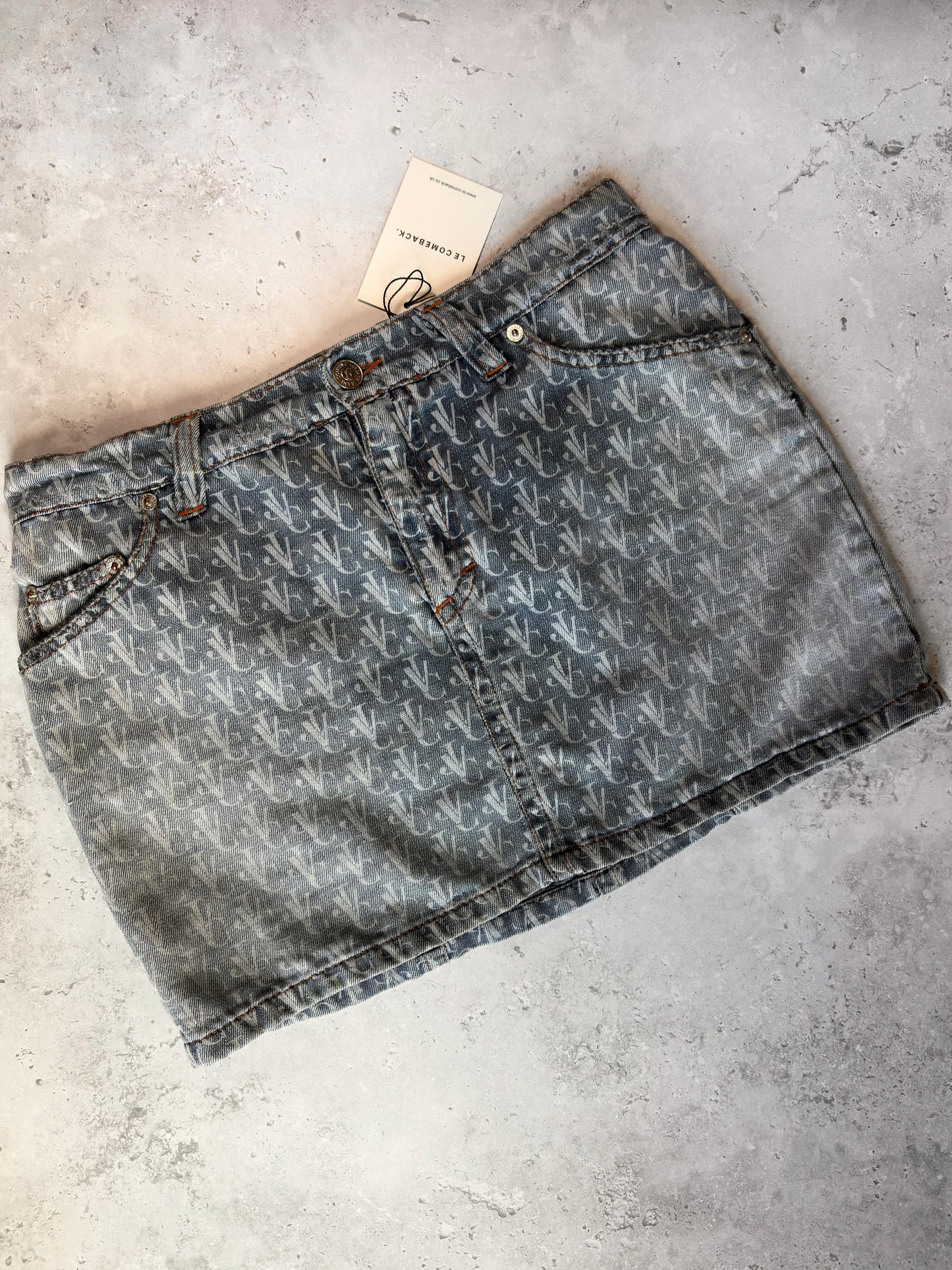 Versace Jeans Couture Denim Mini Skirt