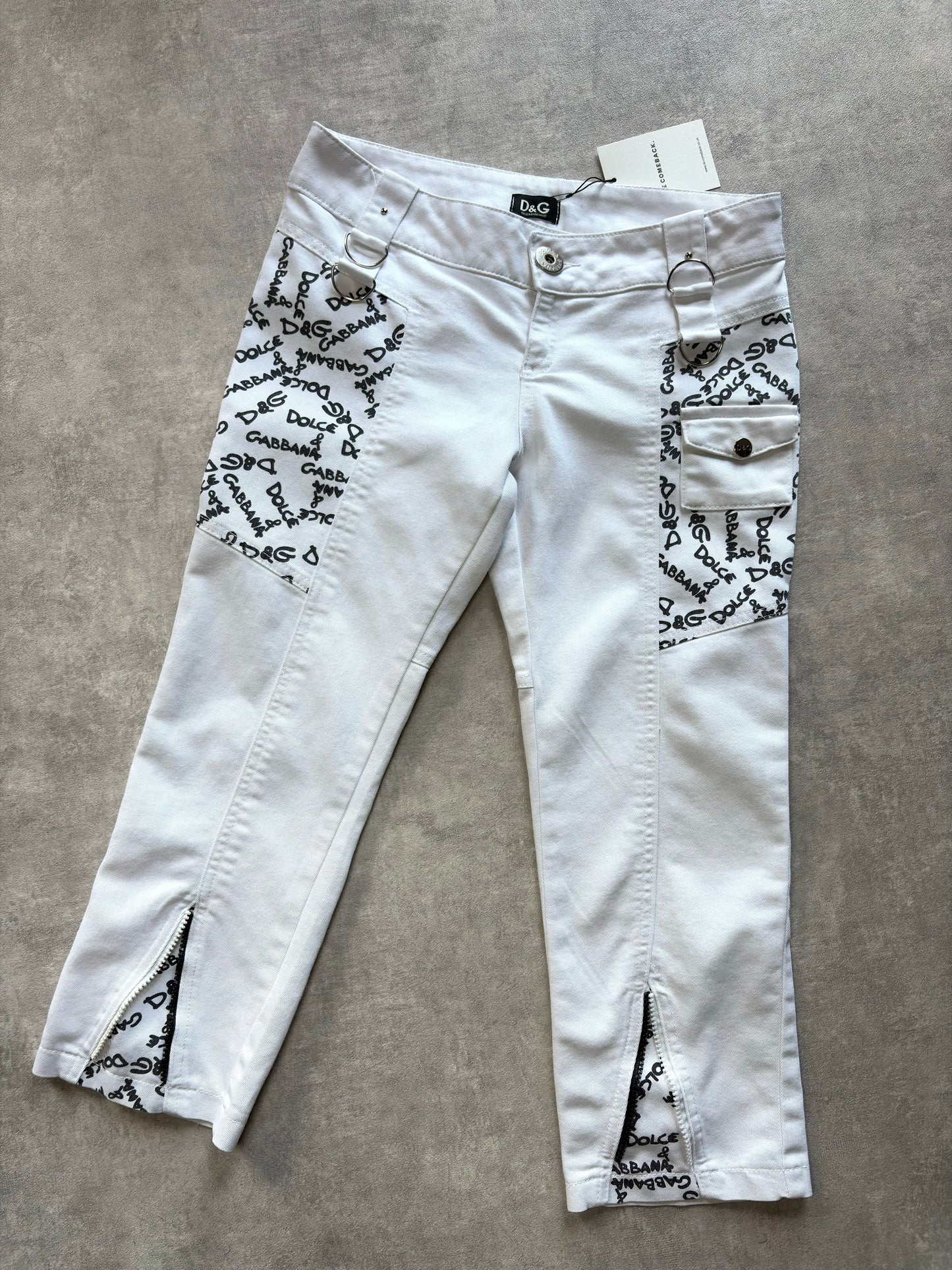 D&G Graffiti Capri Pants
