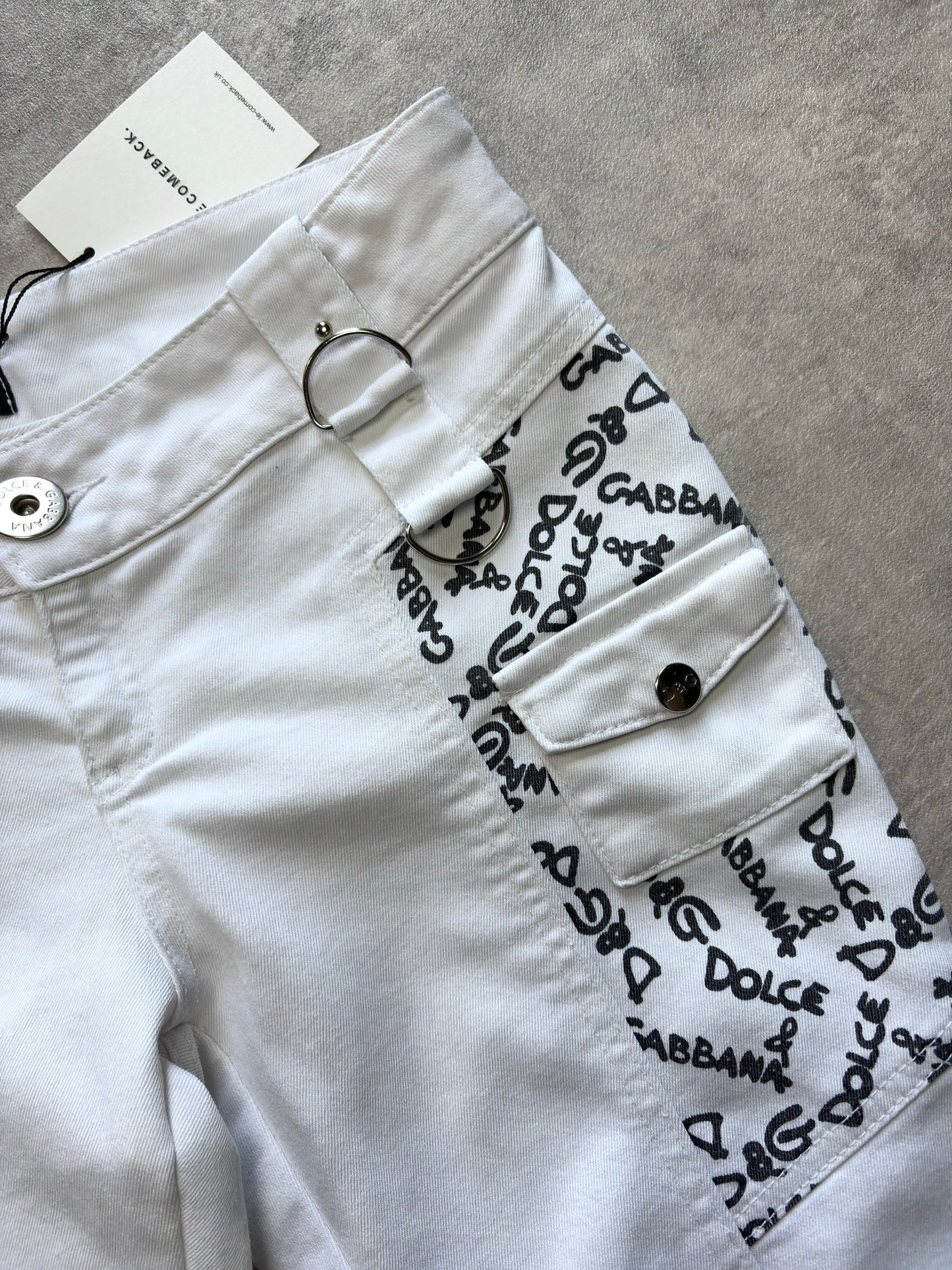 D&G Graffiti Capri Pants