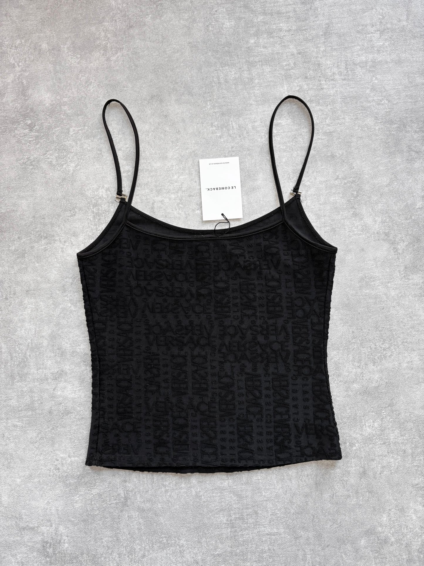 Versace Classic Logo Cami Top