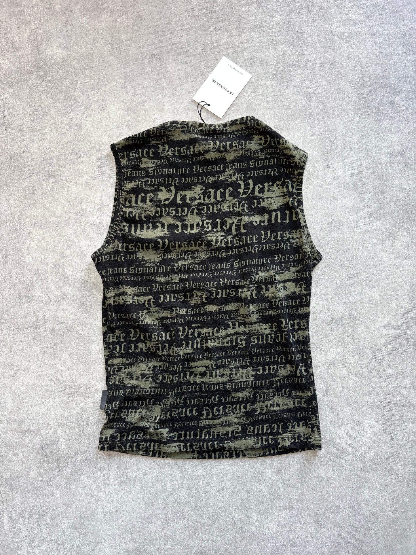 Versace Graffiti Logo Top