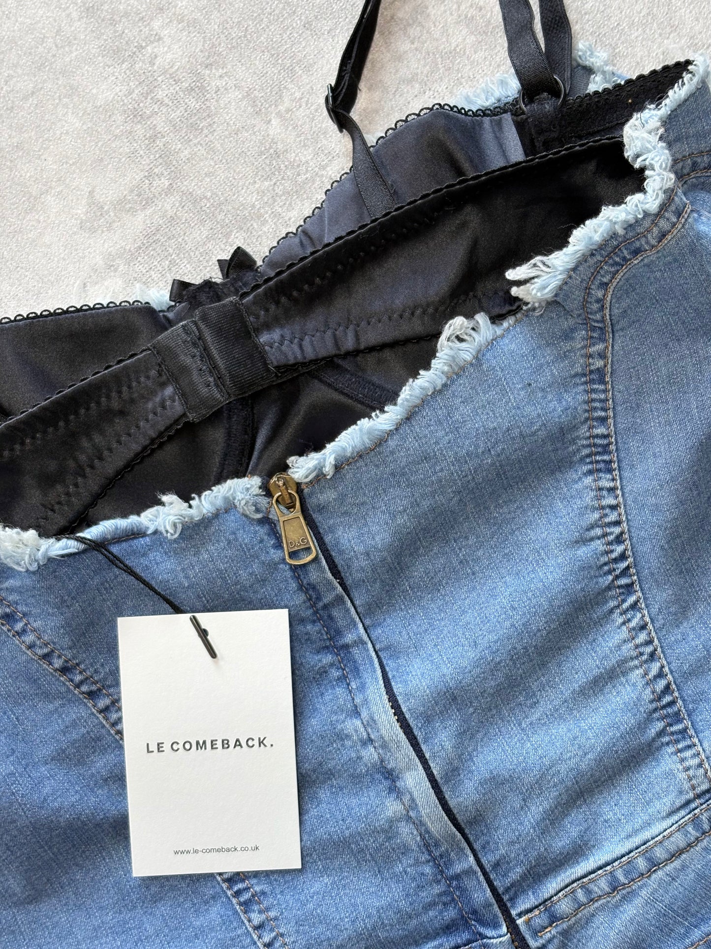 D&G Denim Corset