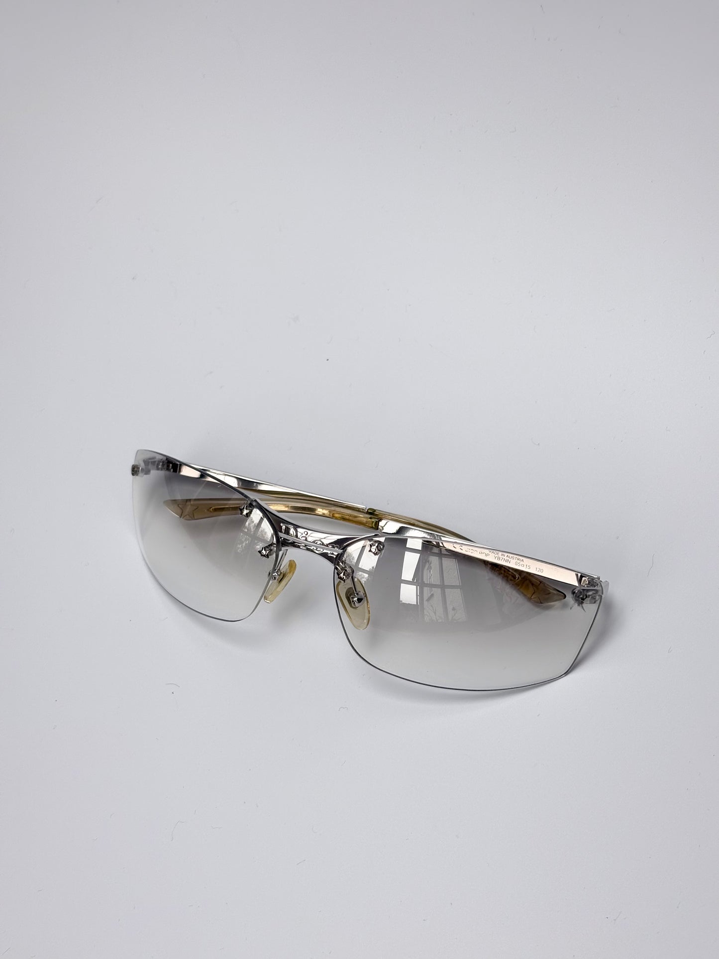 Dior Diorpop Clear Rimless Sunglasses