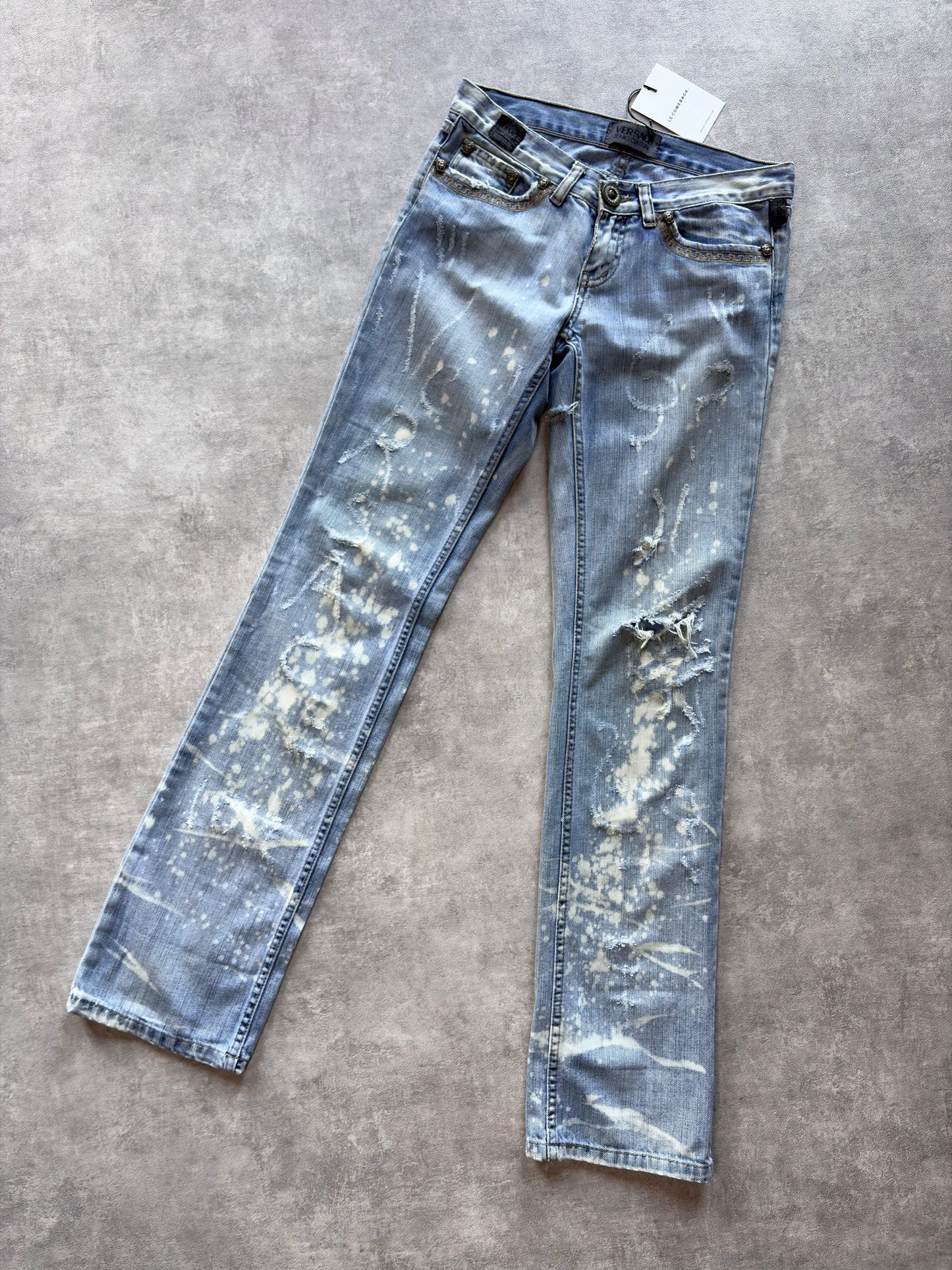 Versace Distressed Jeans