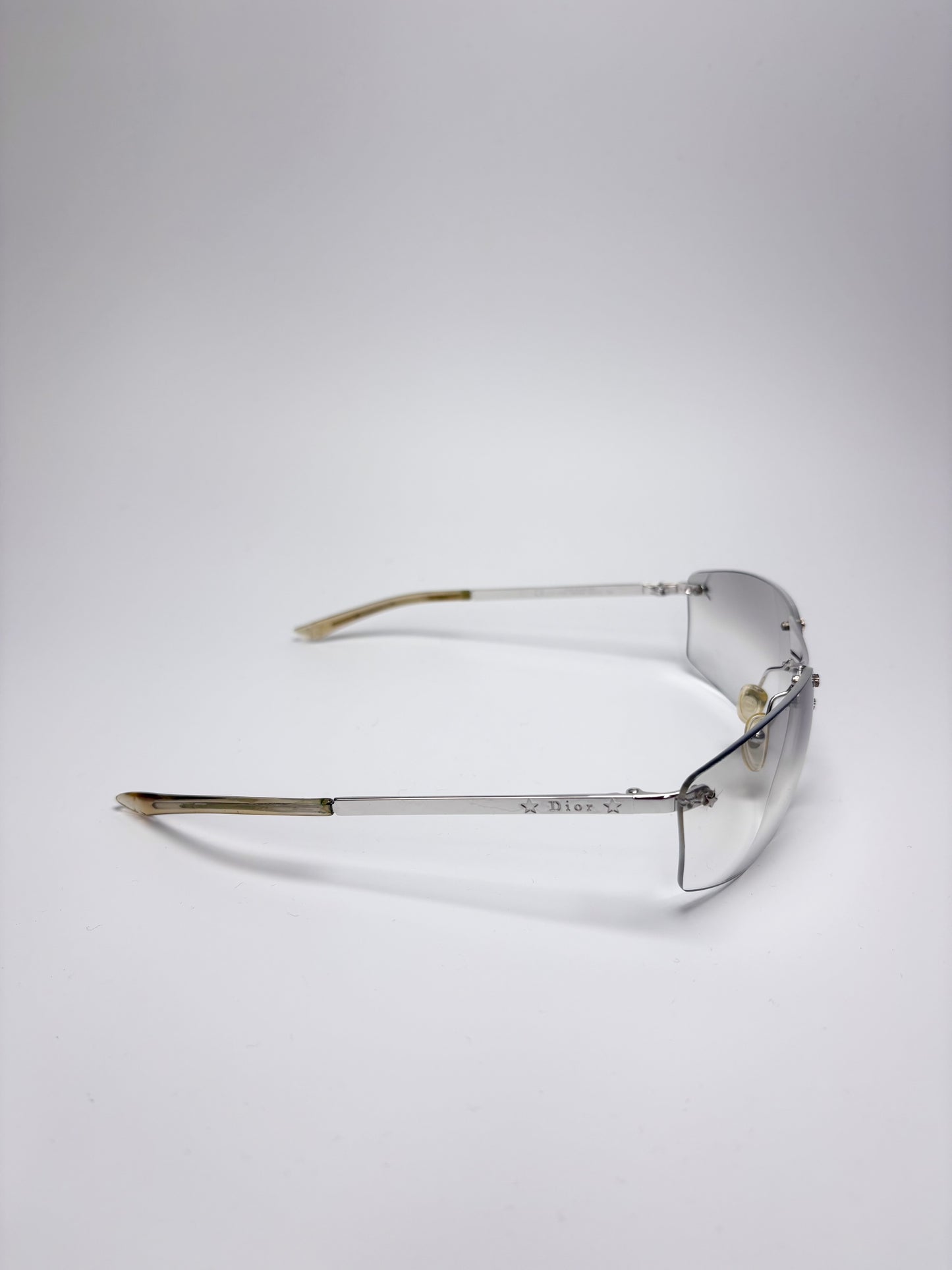Dior Diorpop Clear Rimless Sunglasses