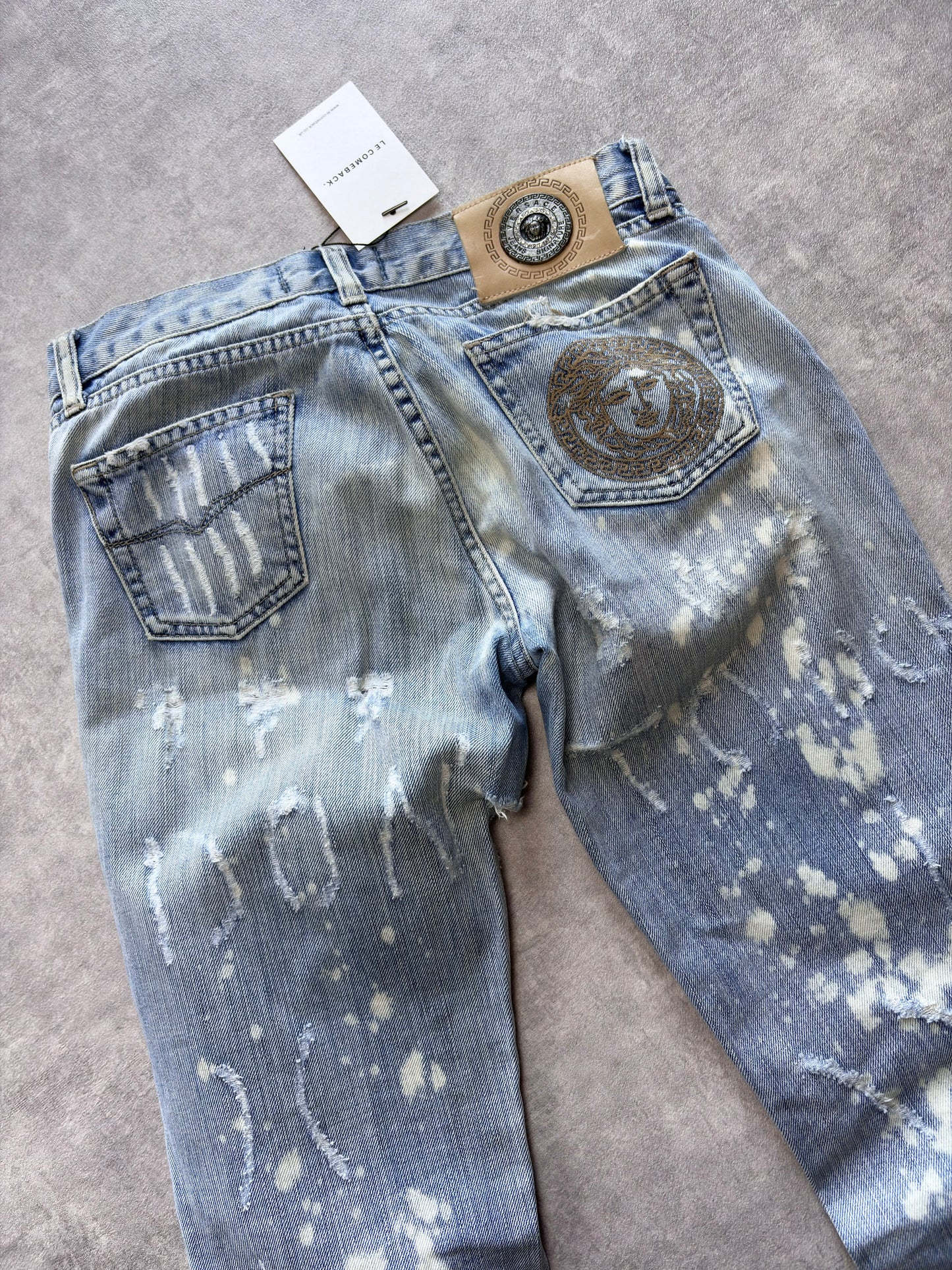 Versace Distressed Jeans