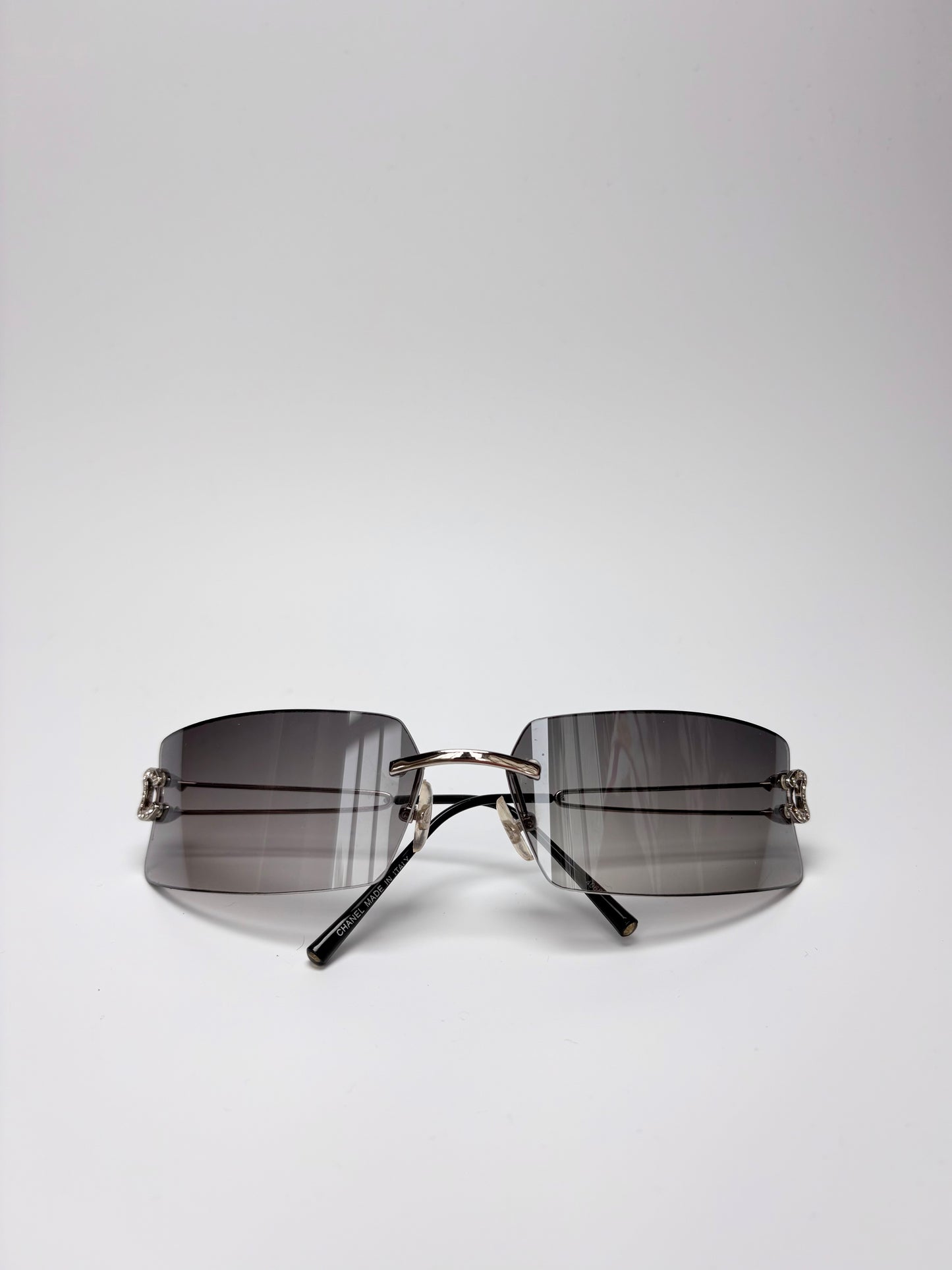 Chanel Diamante Logo Sunglasses