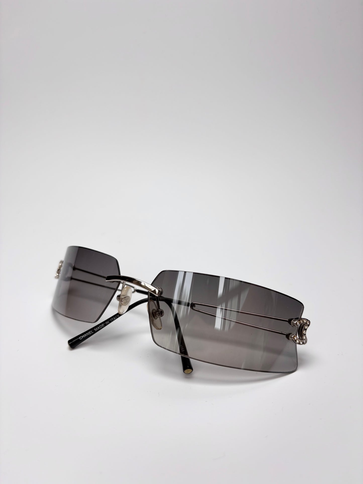 Chanel Diamante Logo Sunglasses