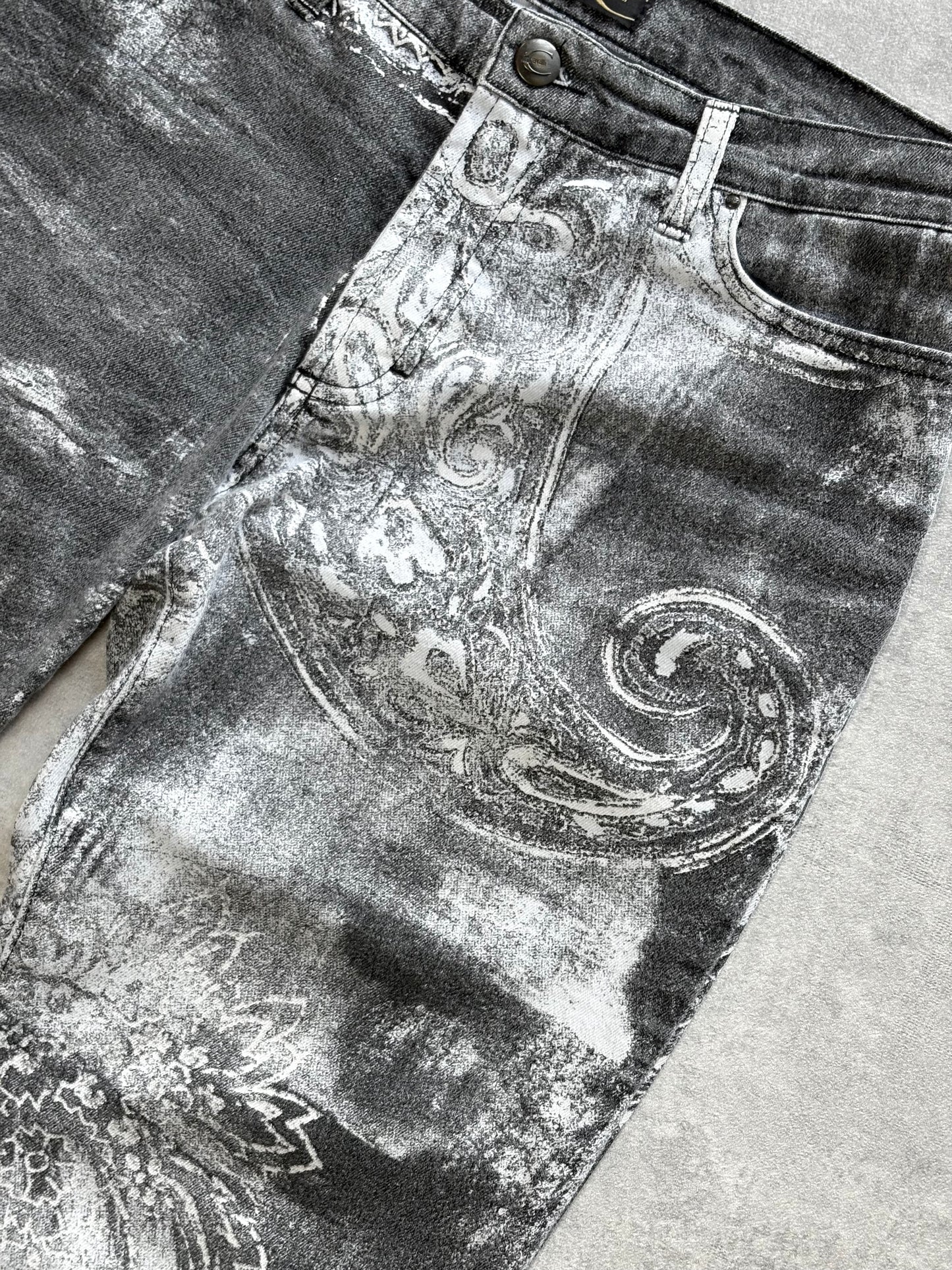 Cavalli Paisley Tie Dye Jeans