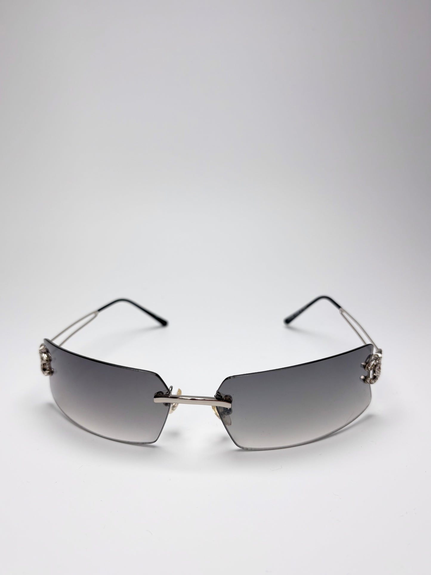 Chanel Diamante Logo Sunglasses