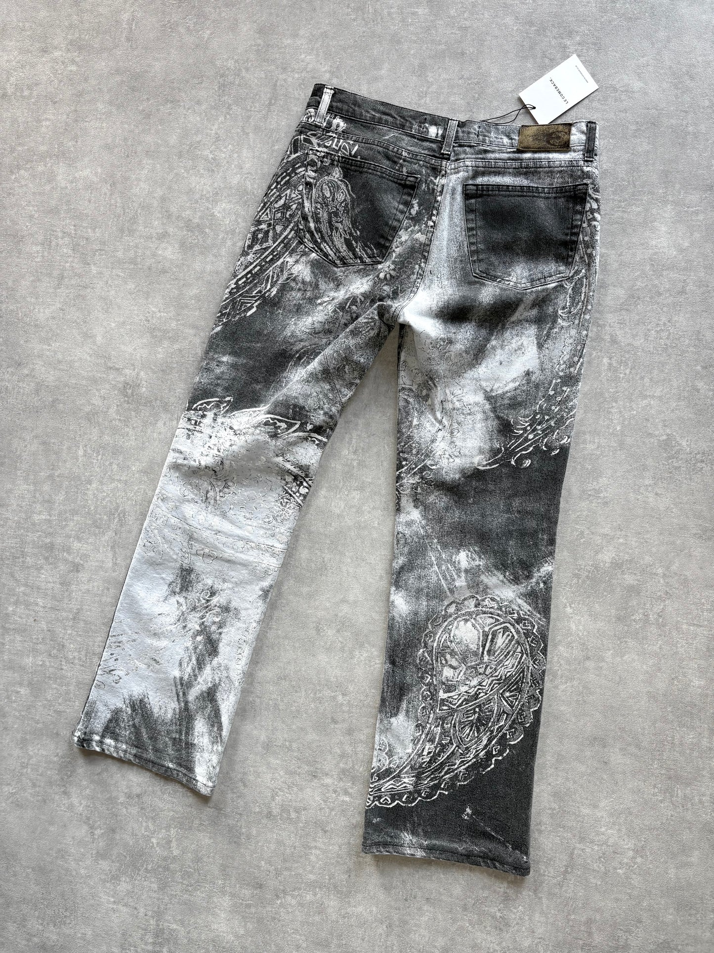 Cavalli Paisley Tie Dye Jeans