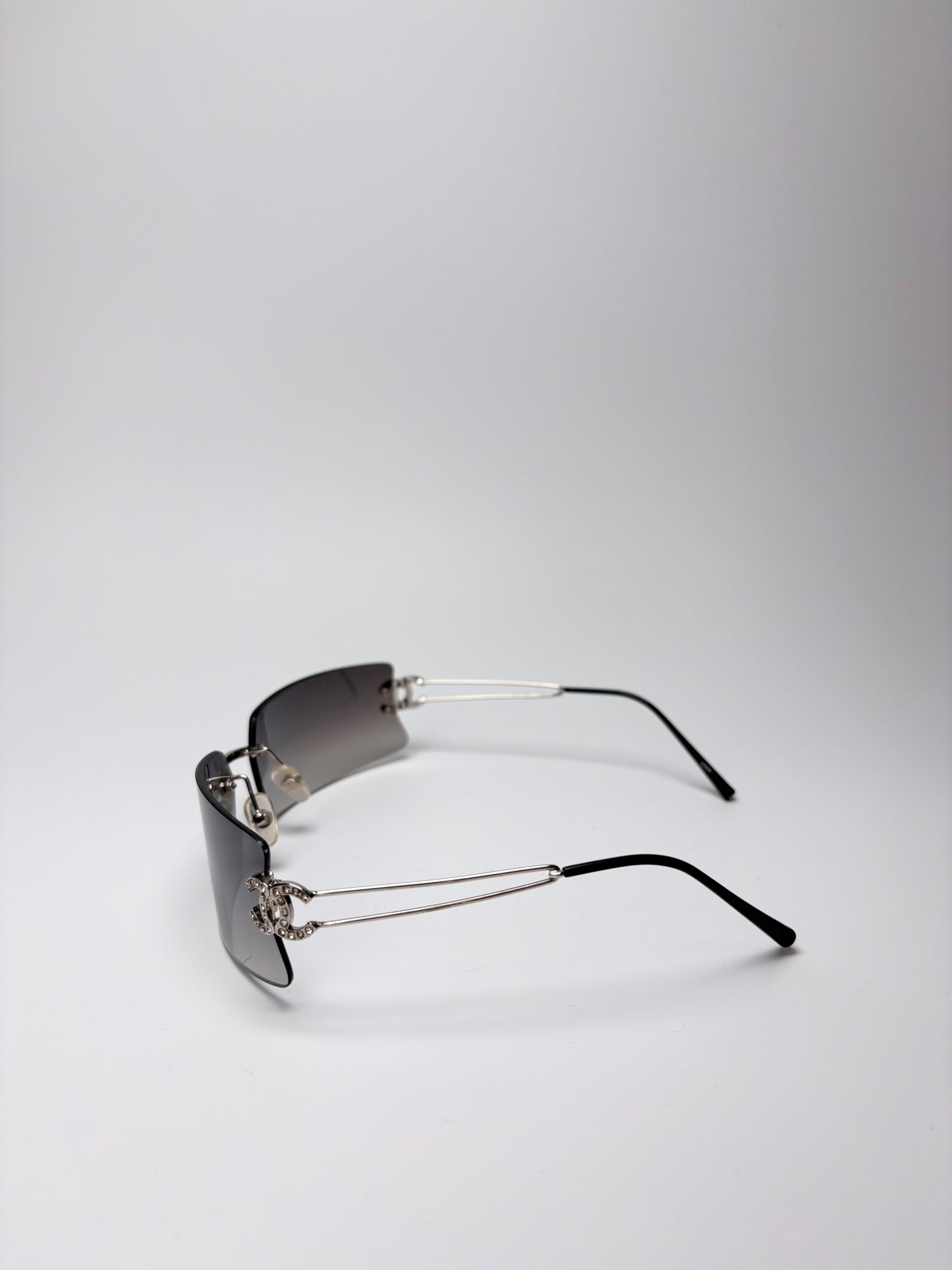 Chanel Diamante Logo Sunglasses