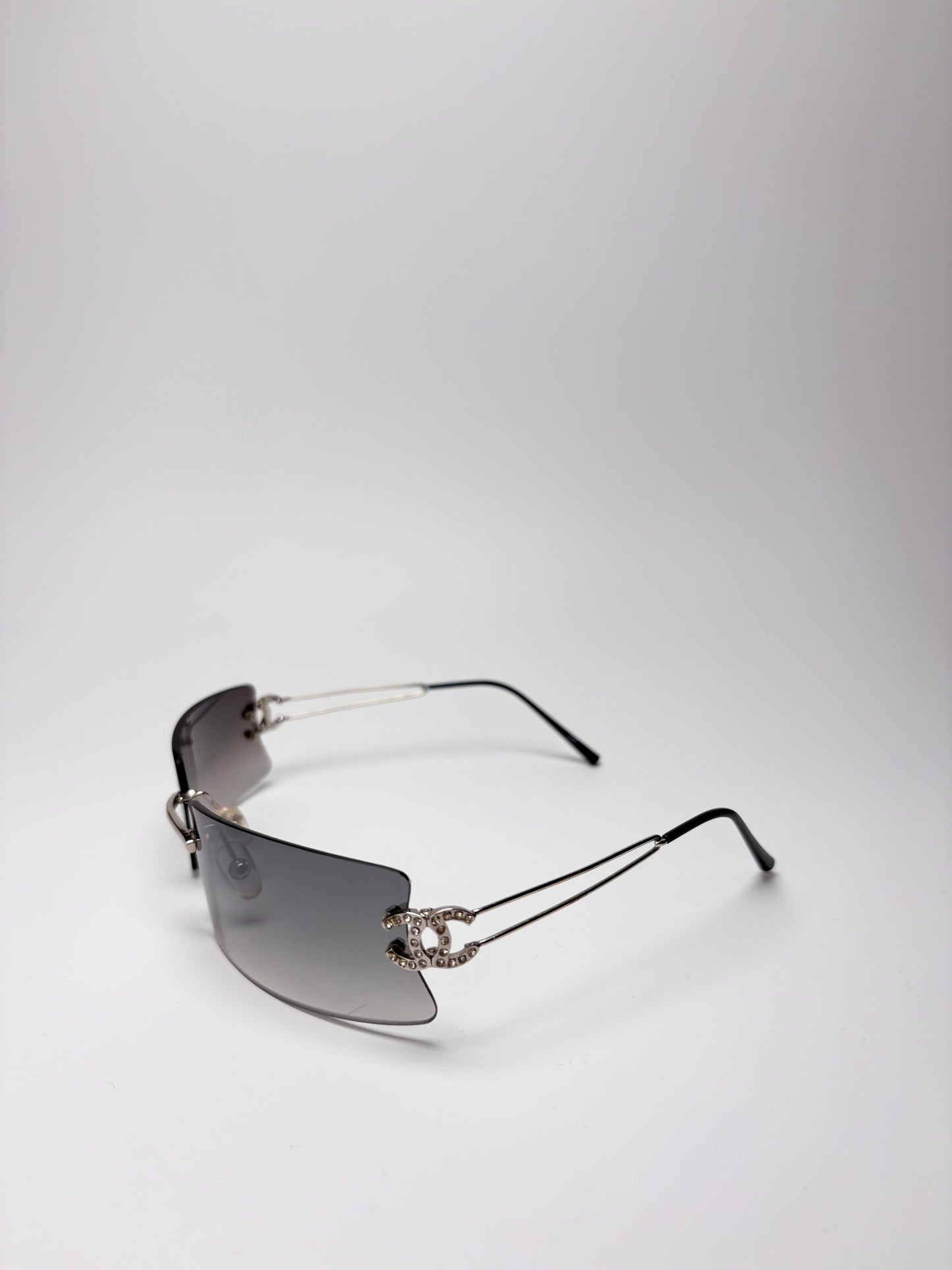 Chanel Diamante Logo Sunglasses