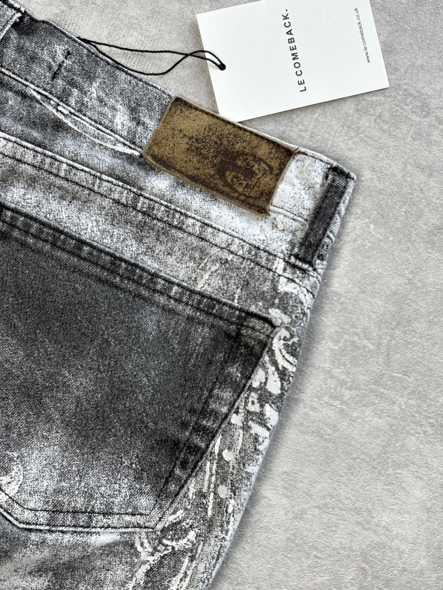 Cavalli Paisley Tie Dye Jeans