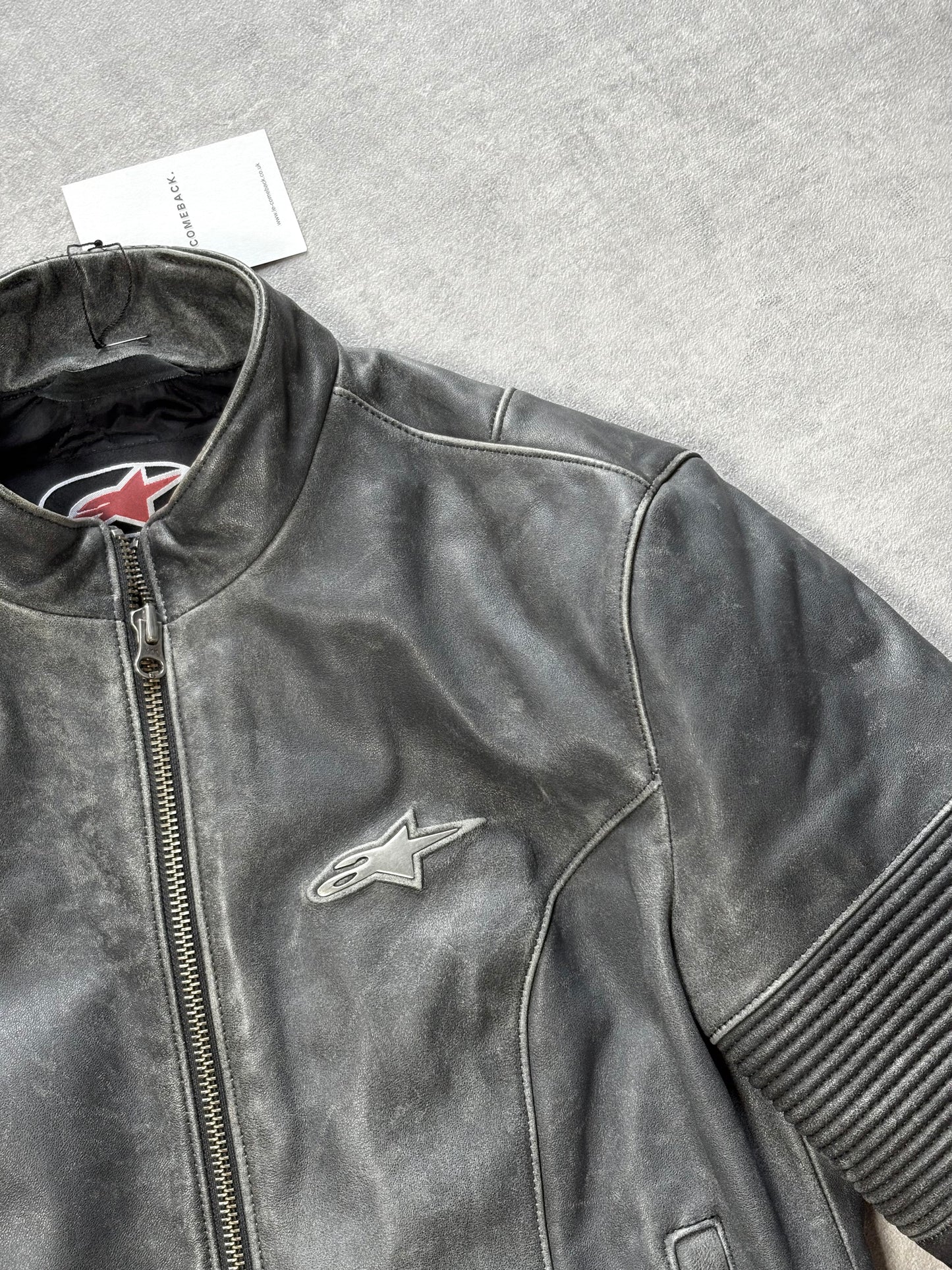 Alpinestars Distressed Leather Jacket