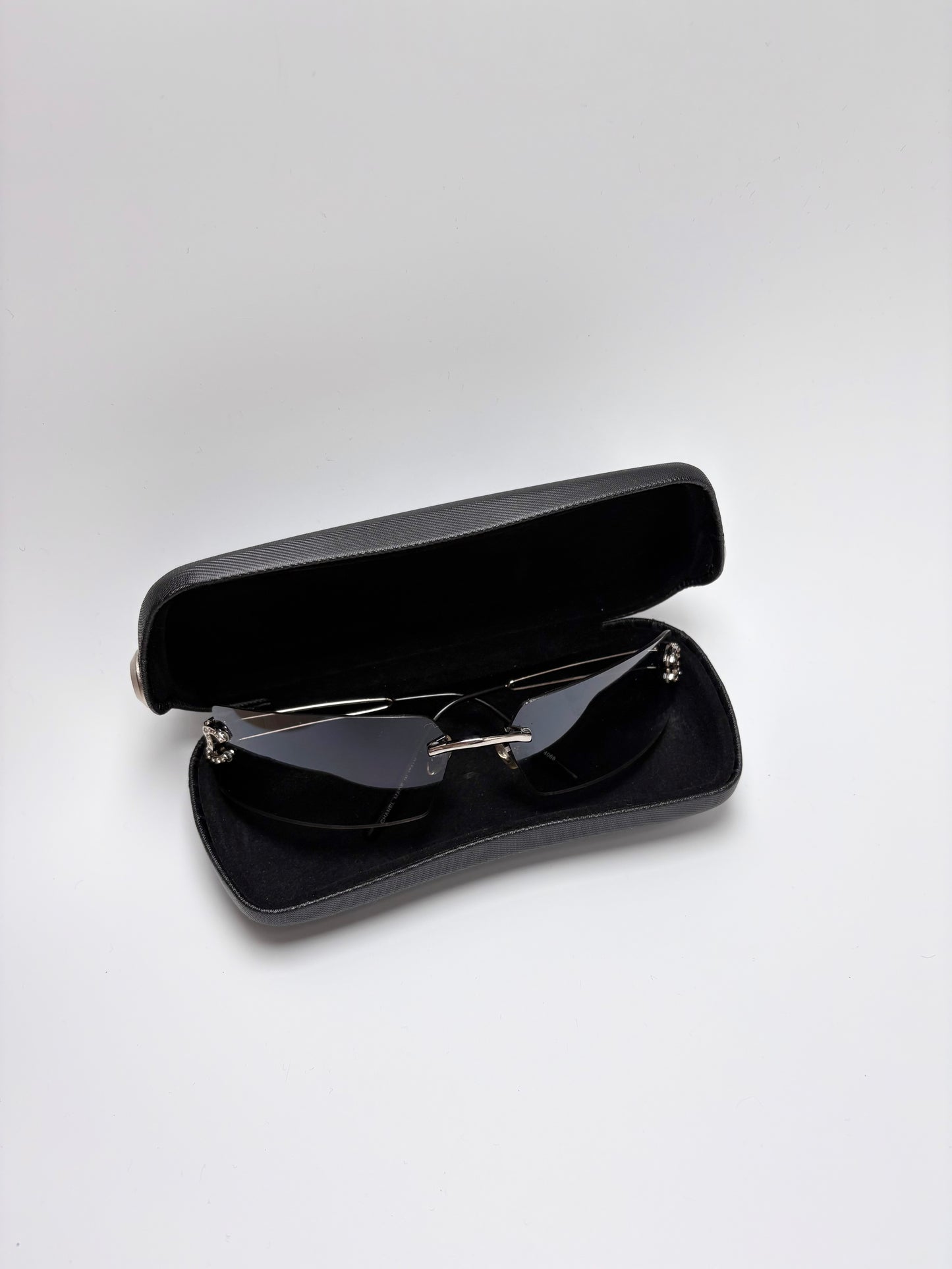 Chanel Diamante Logo Sunglasses
