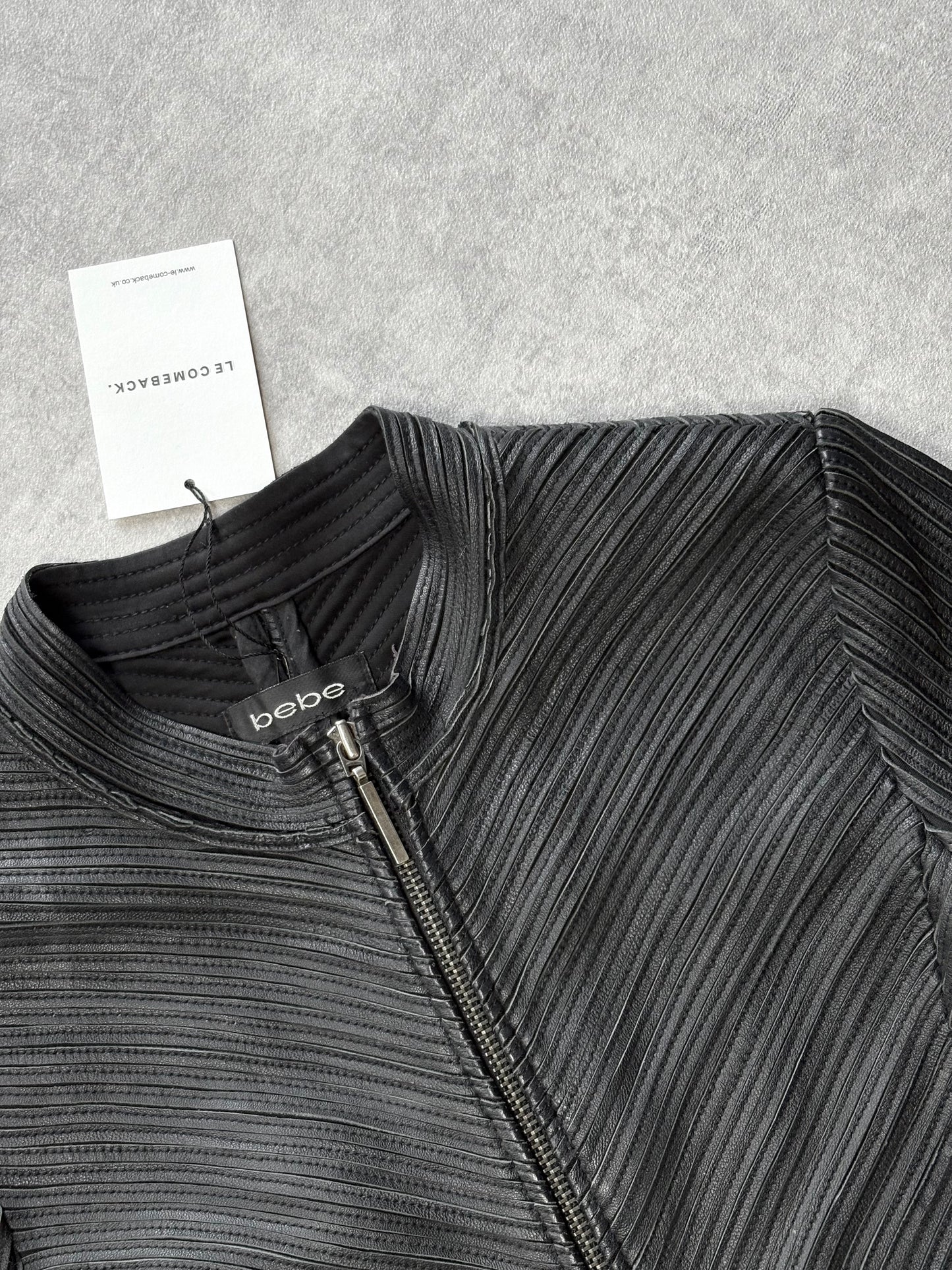 Bebe Vintage Leather Jacket