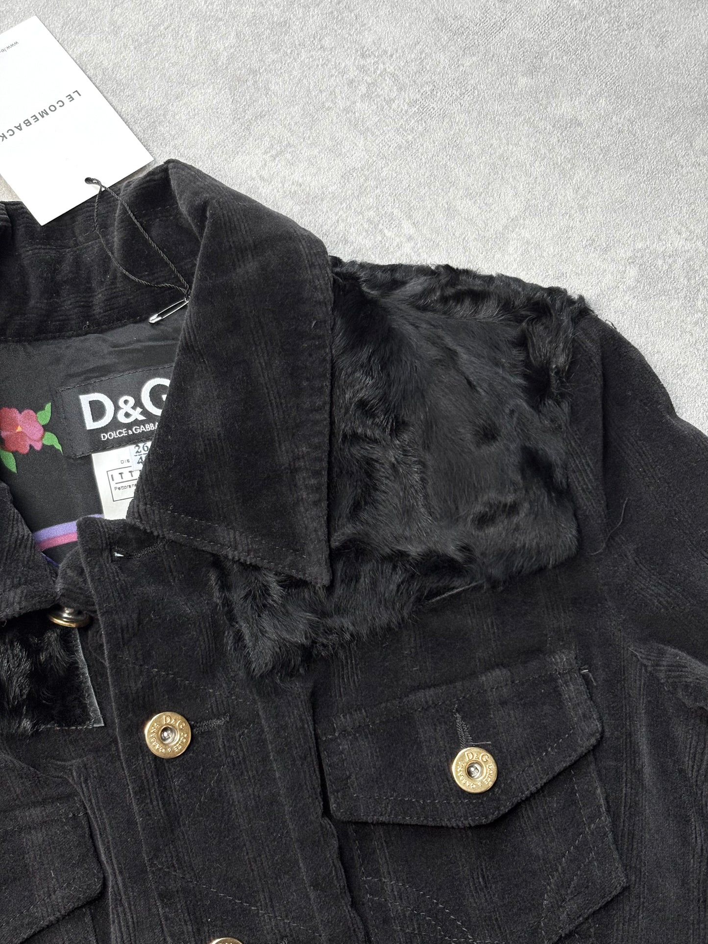 D&G Fur Corset Jacket