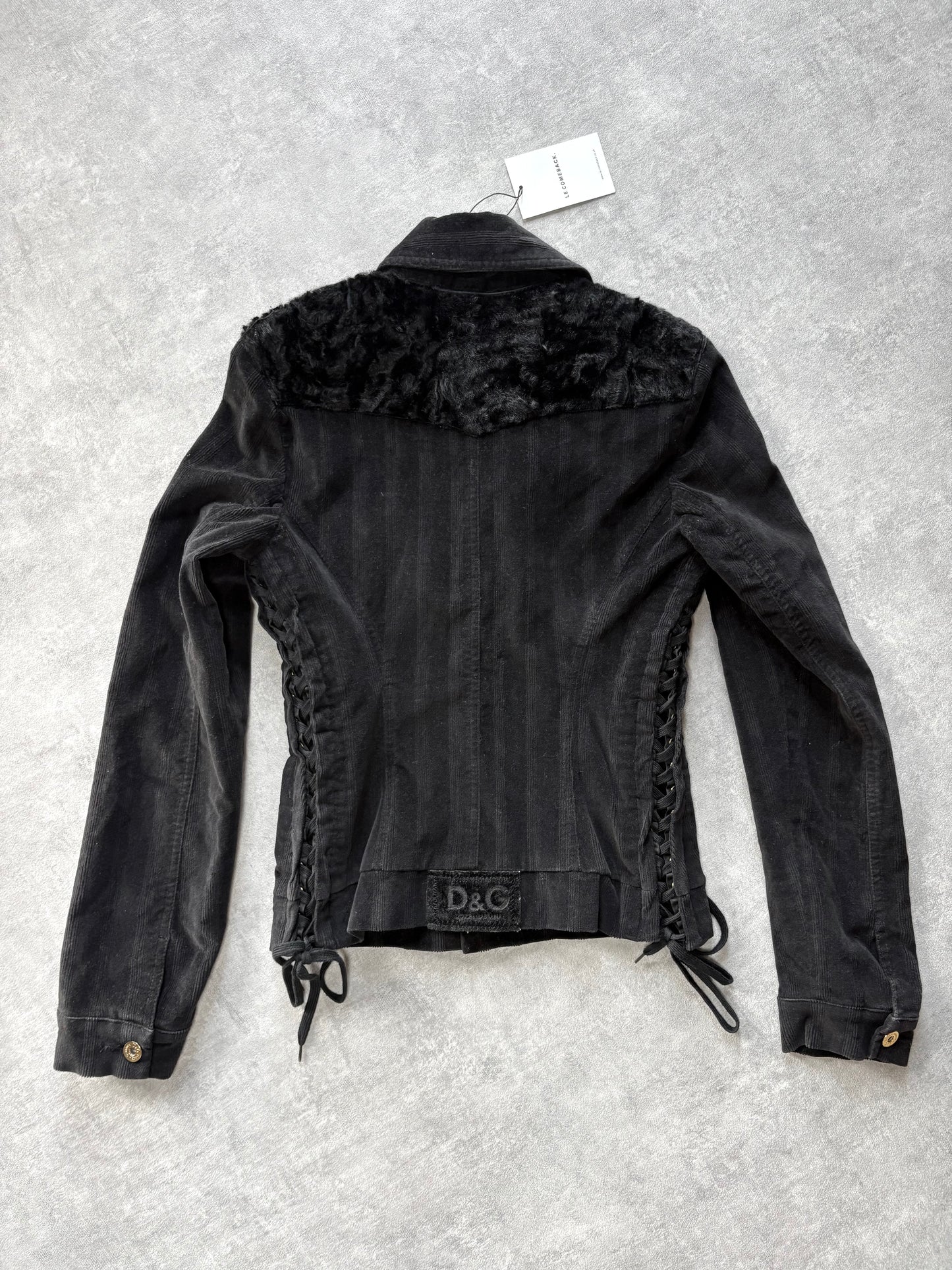 D&G Fur Corset Jacket