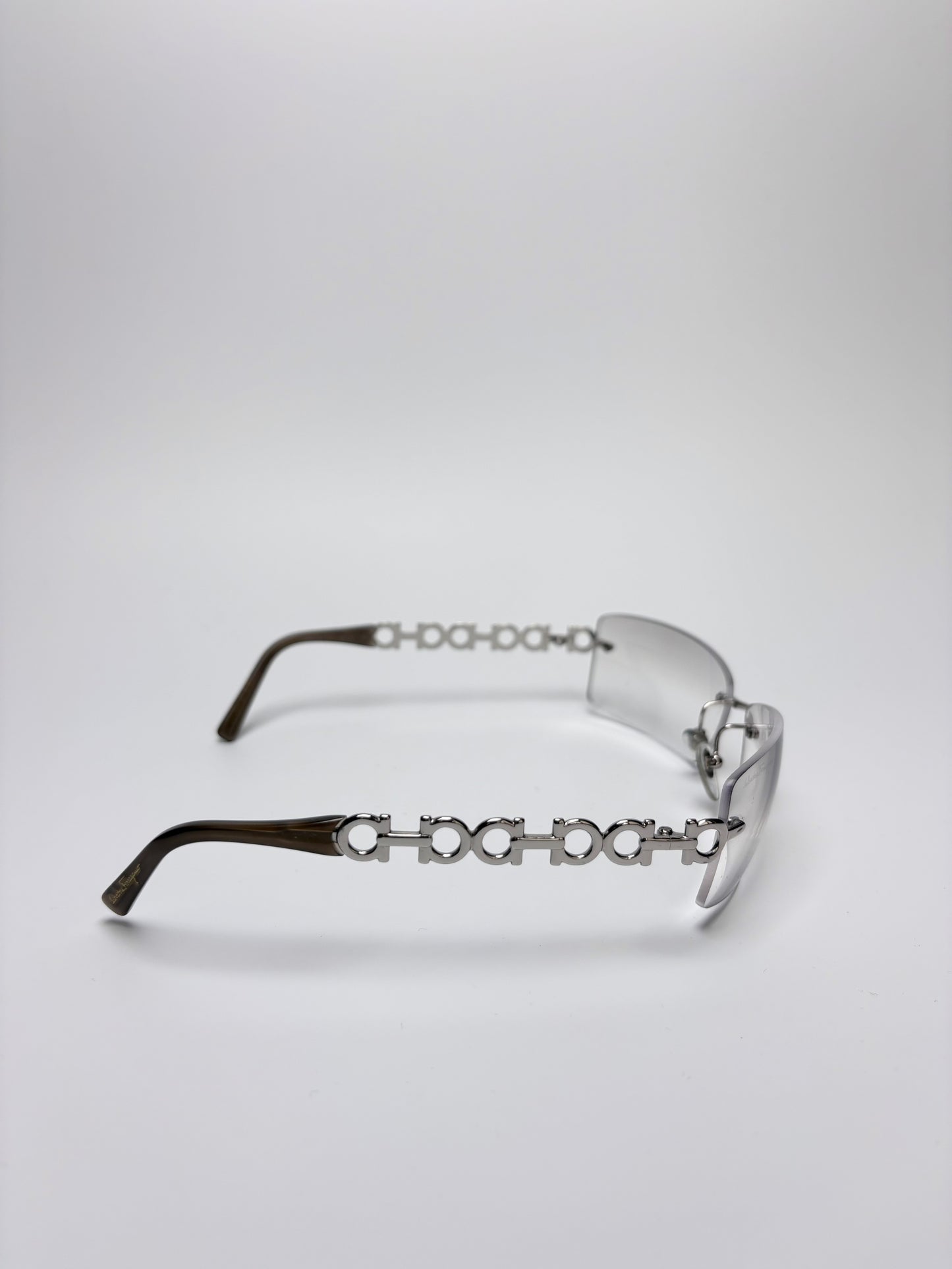 Ferragamo Rimless Sunglasses