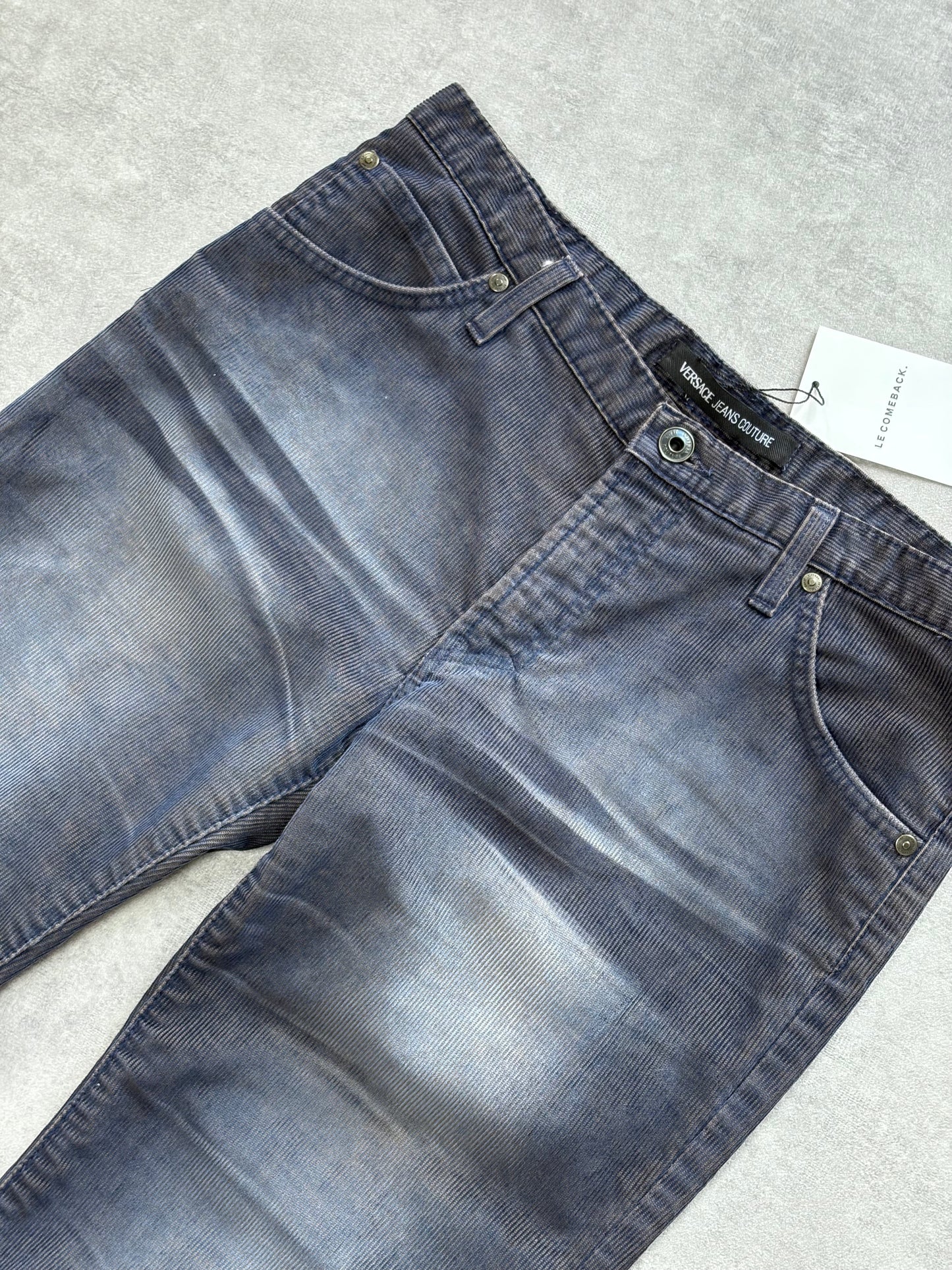 Versace Distressed Trousers