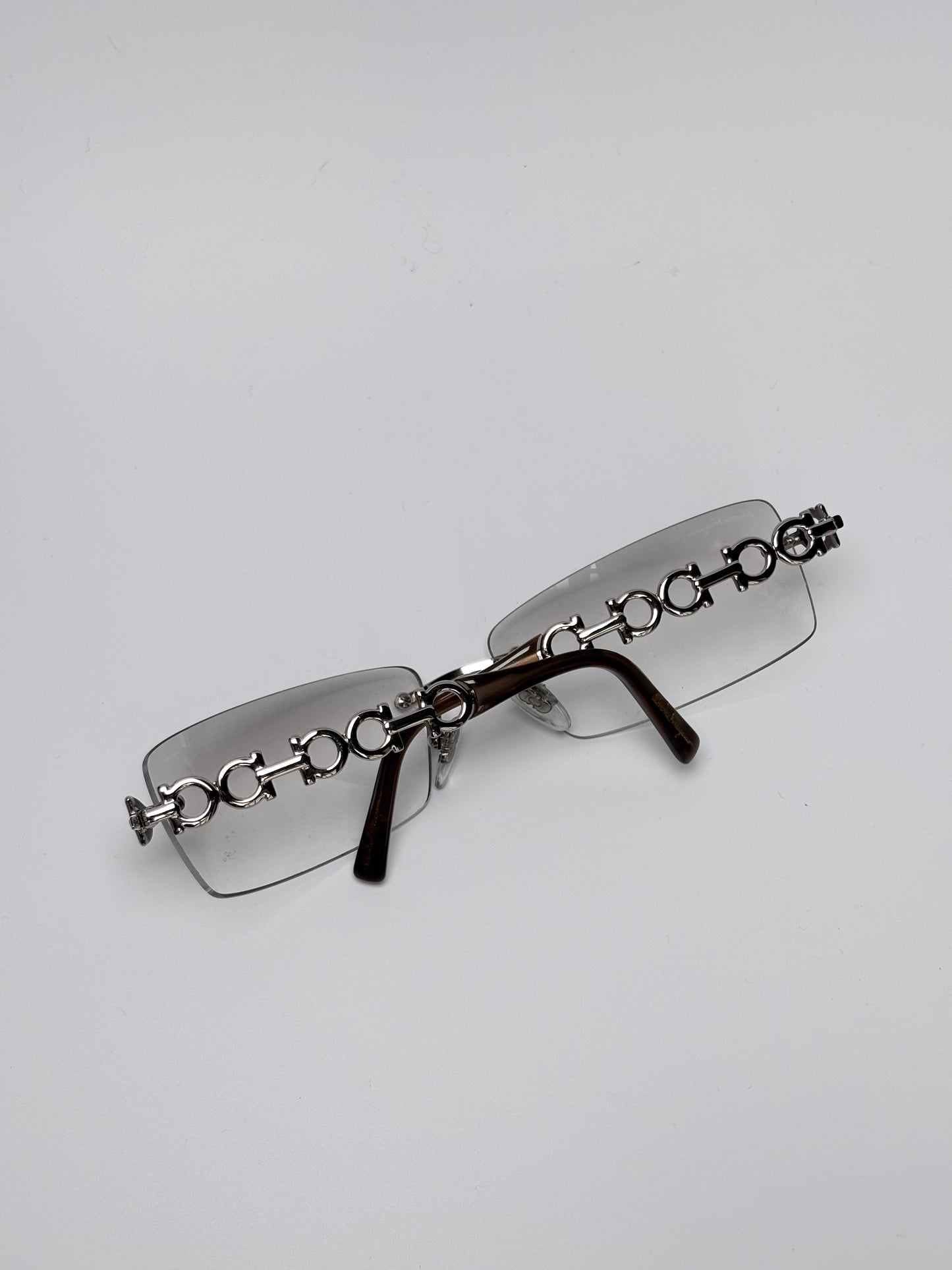 Ferragamo Rimless Sunglasses