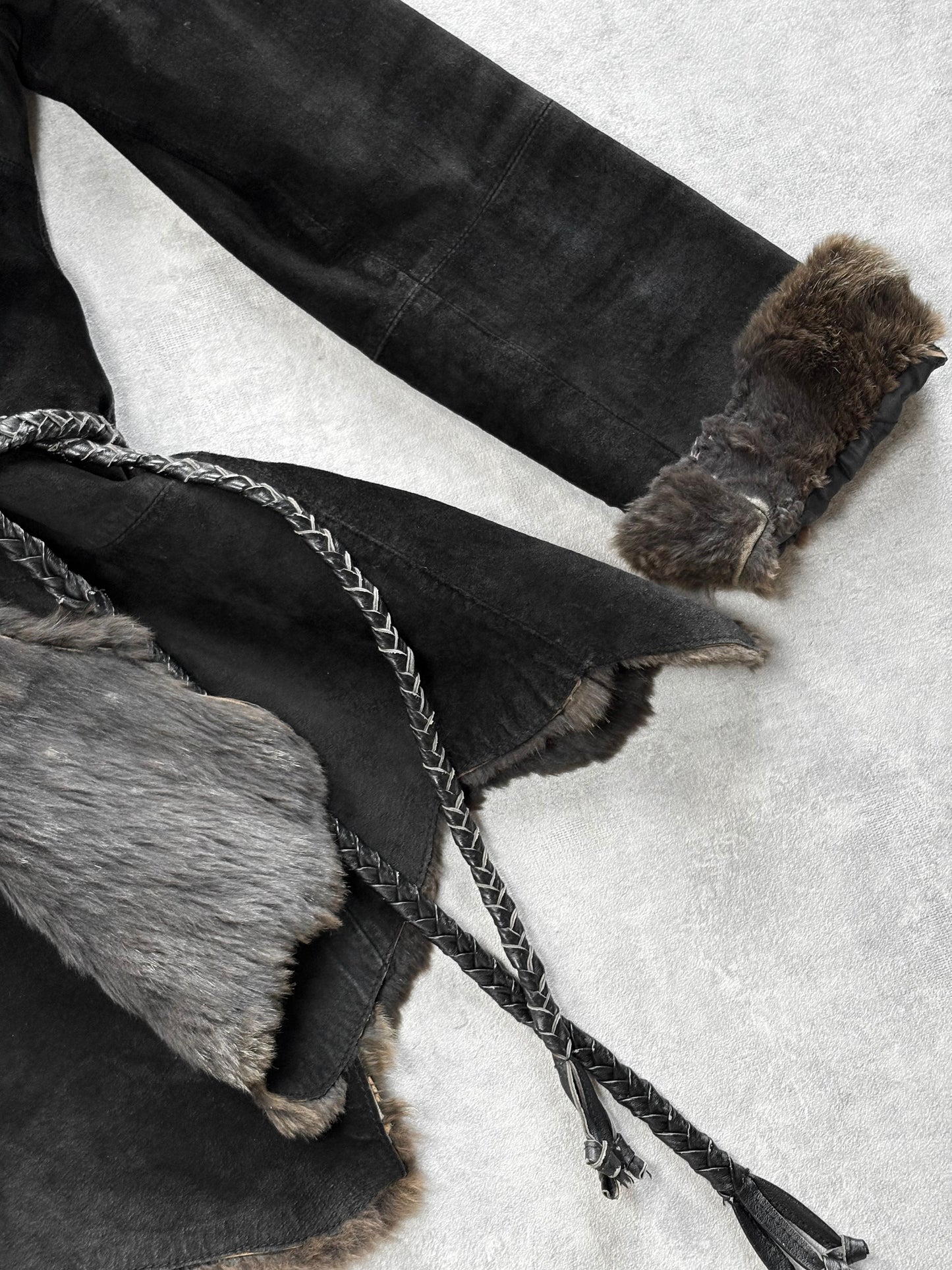 Vintage Suede and Fur Jacket