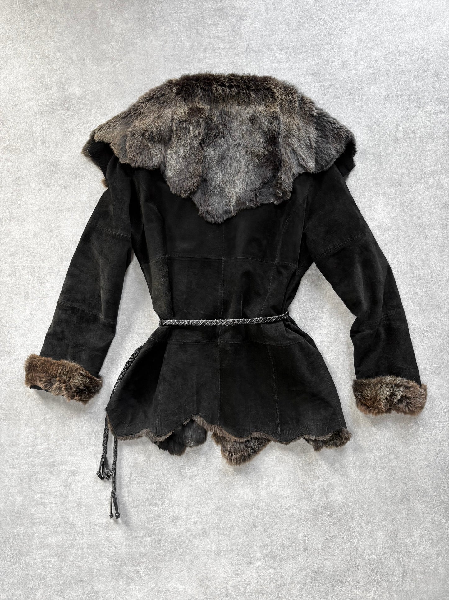 Vintage Suede and Fur Jacket