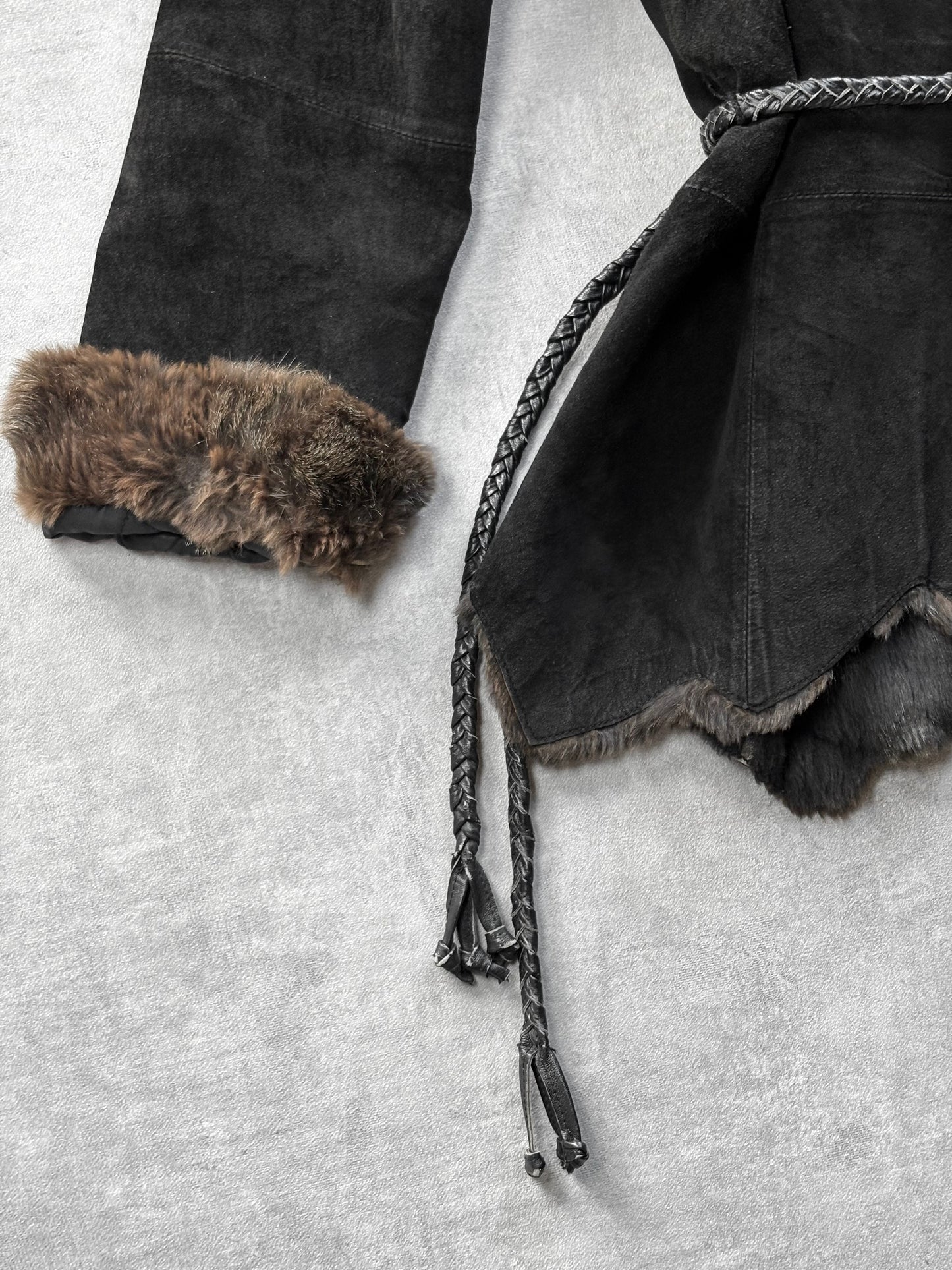 Vintage Suede and Fur Jacket