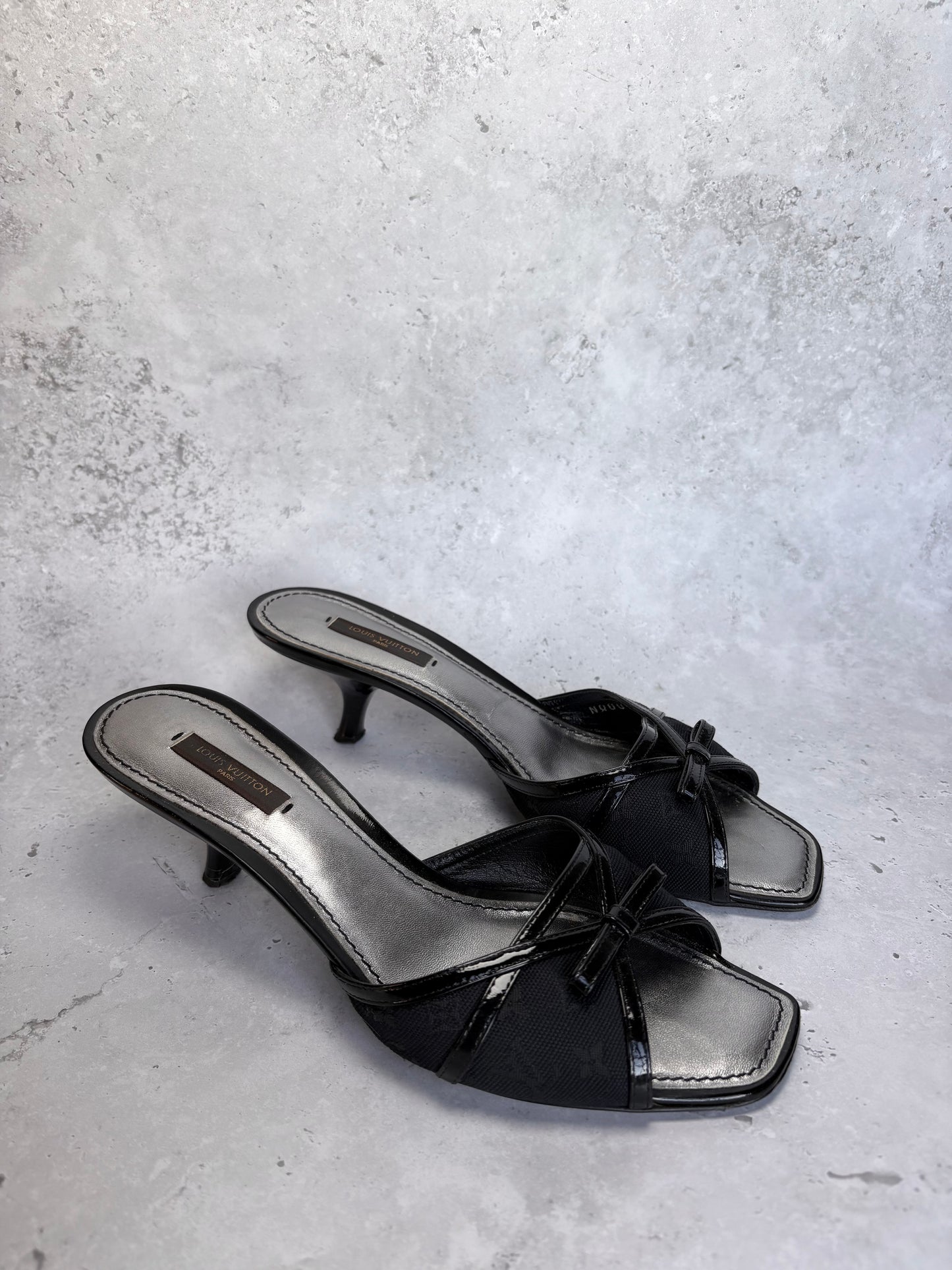 Louis Vuitton Logo Mules