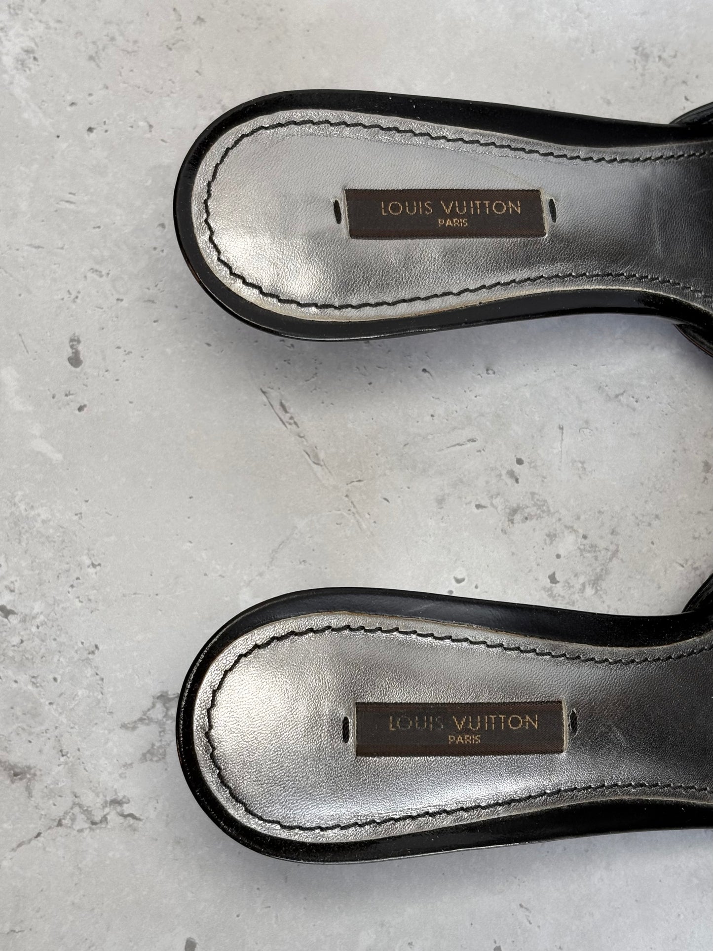 Louis Vuitton Logo Mules