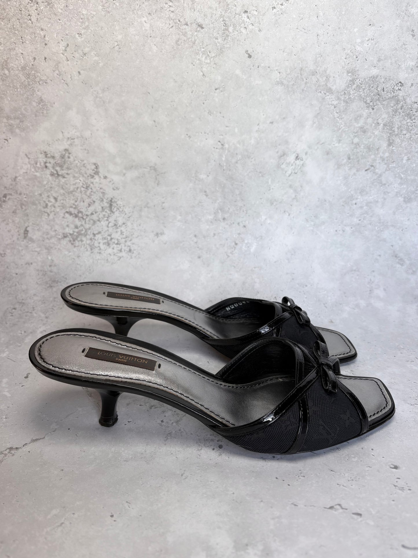 Louis Vuitton Logo Mules