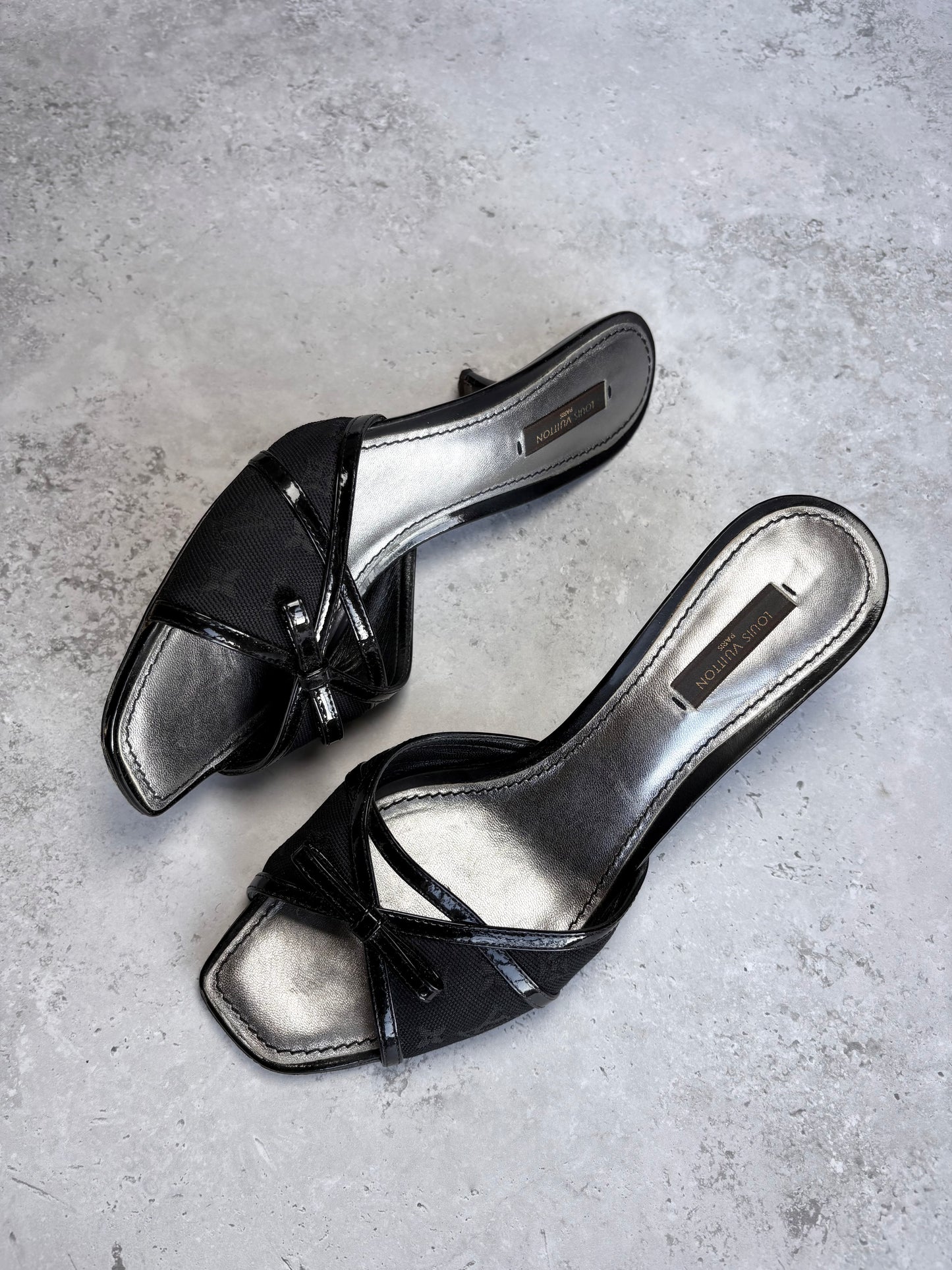 Louis Vuitton Logo Mules
