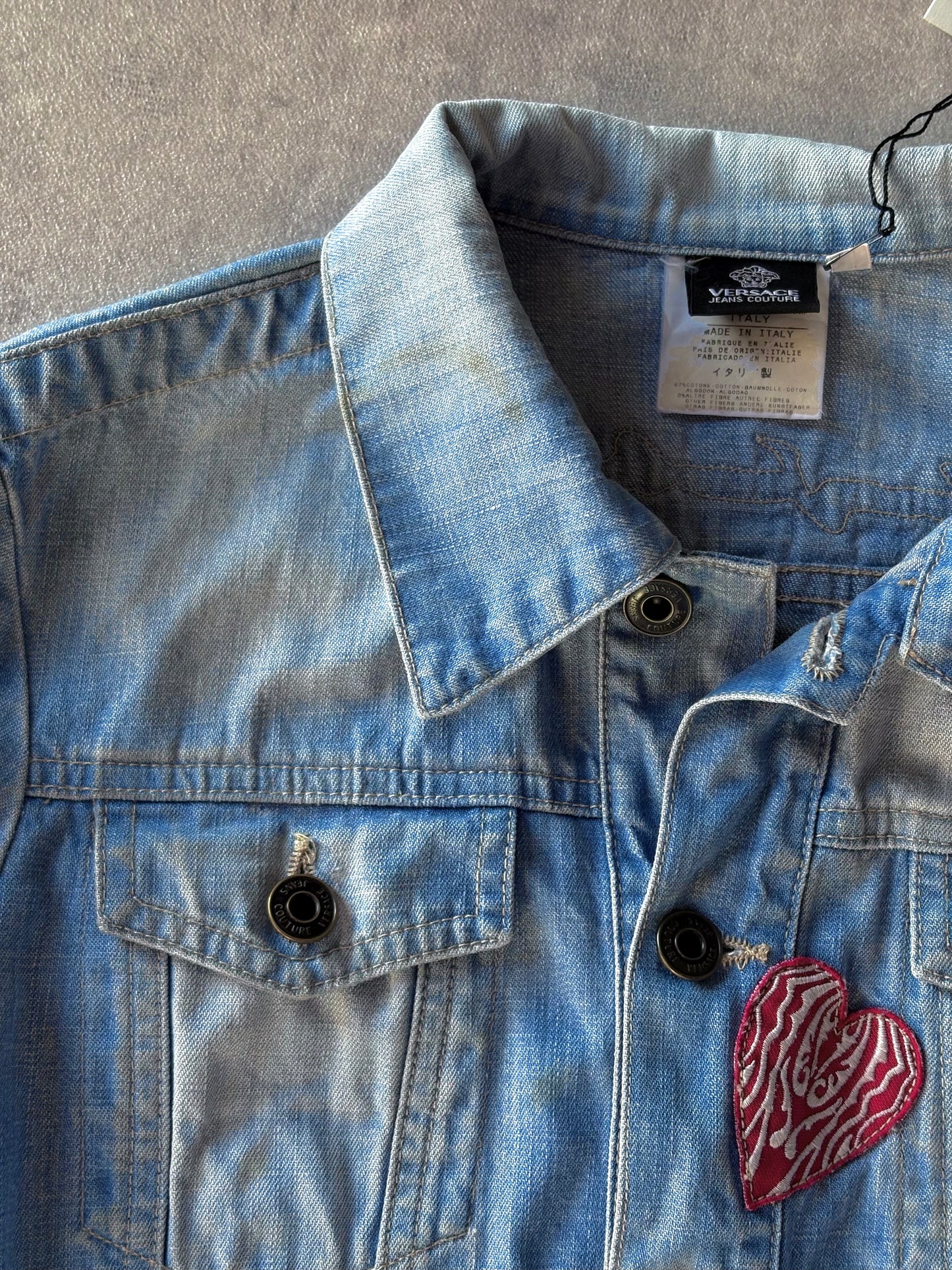 Versace Patch Denim Jacket