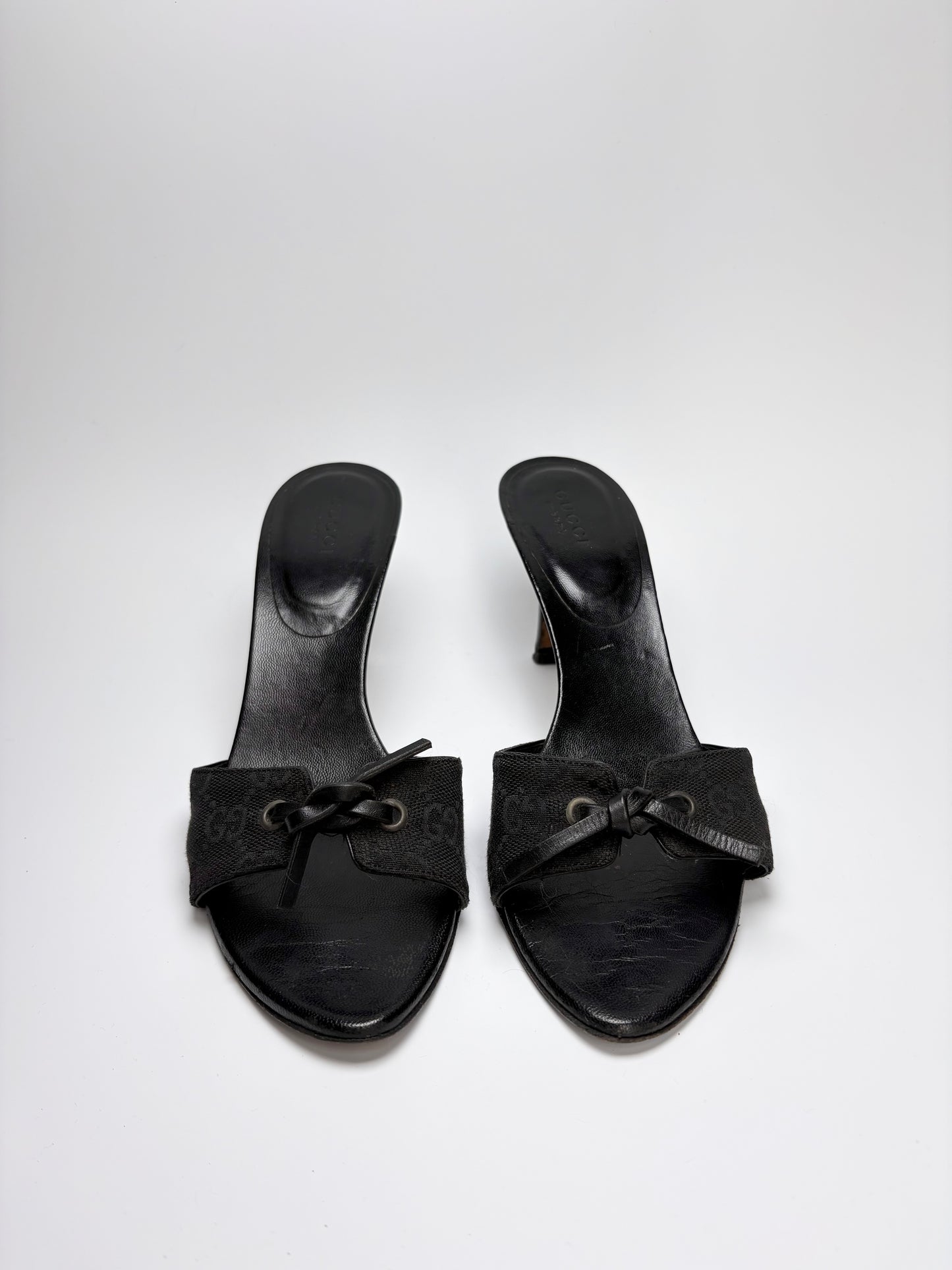 Gucci Tie Front Mule