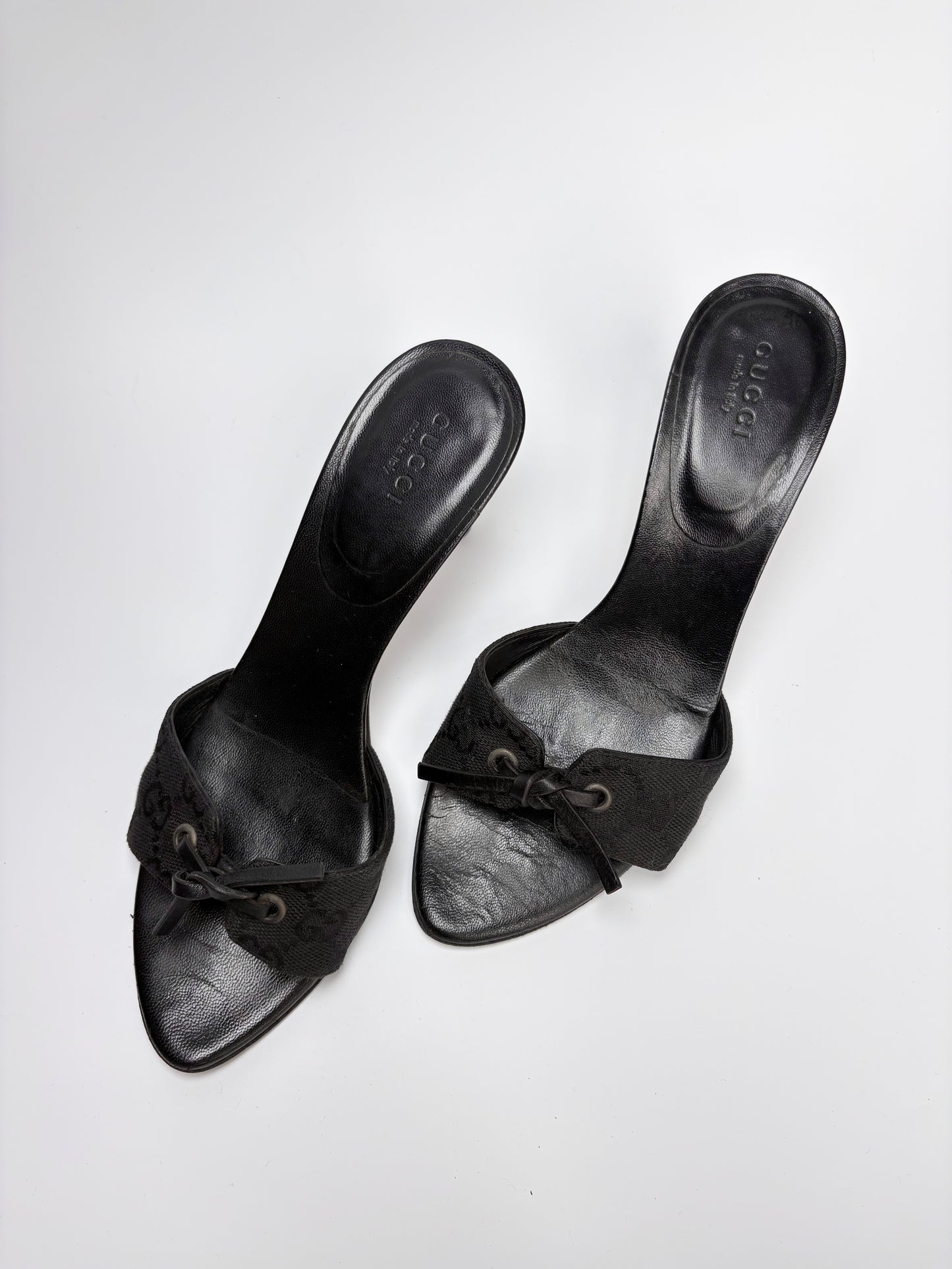 Gucci Tie Front Mule