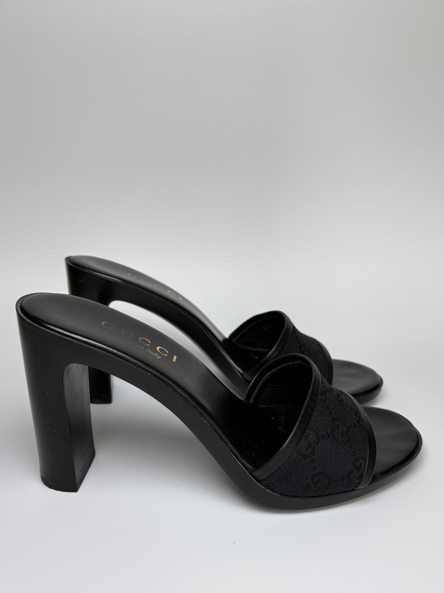 Gucci Monogram Canvas Mule