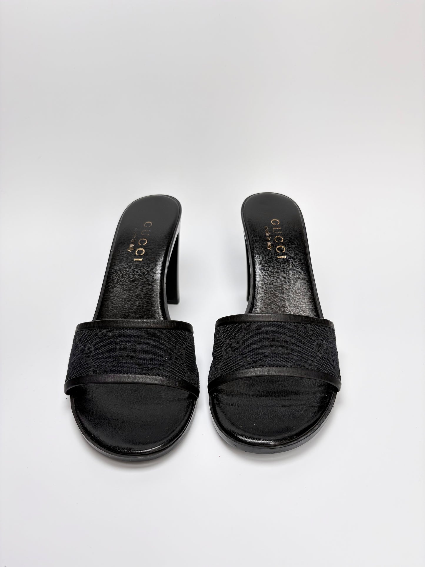 Gucci Monogram Canvas Mule