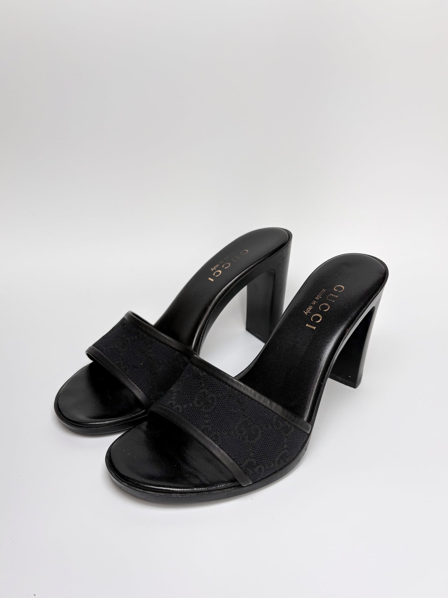 Gucci Monogram Canvas Mule