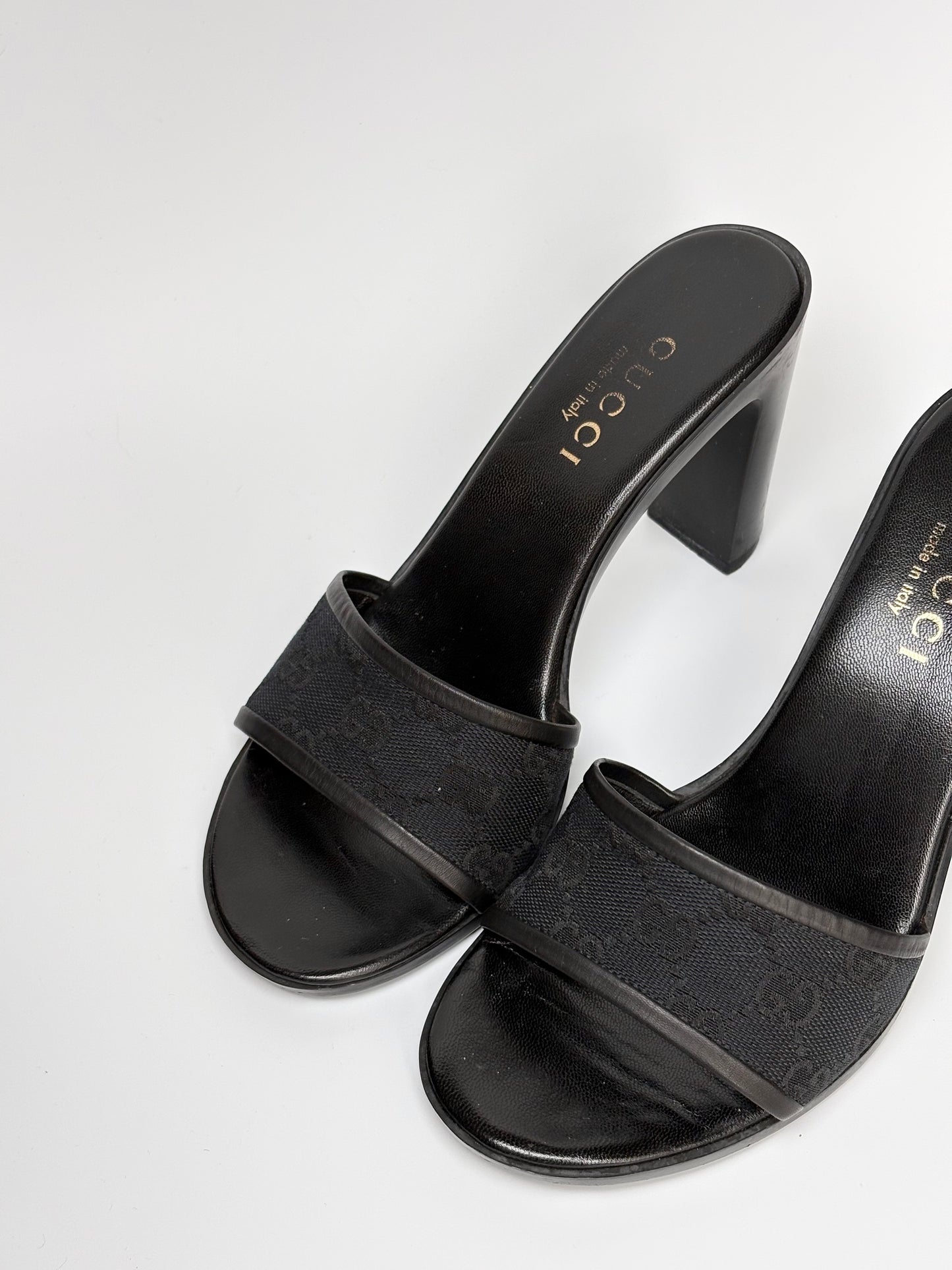 Gucci Monogram Canvas Mule