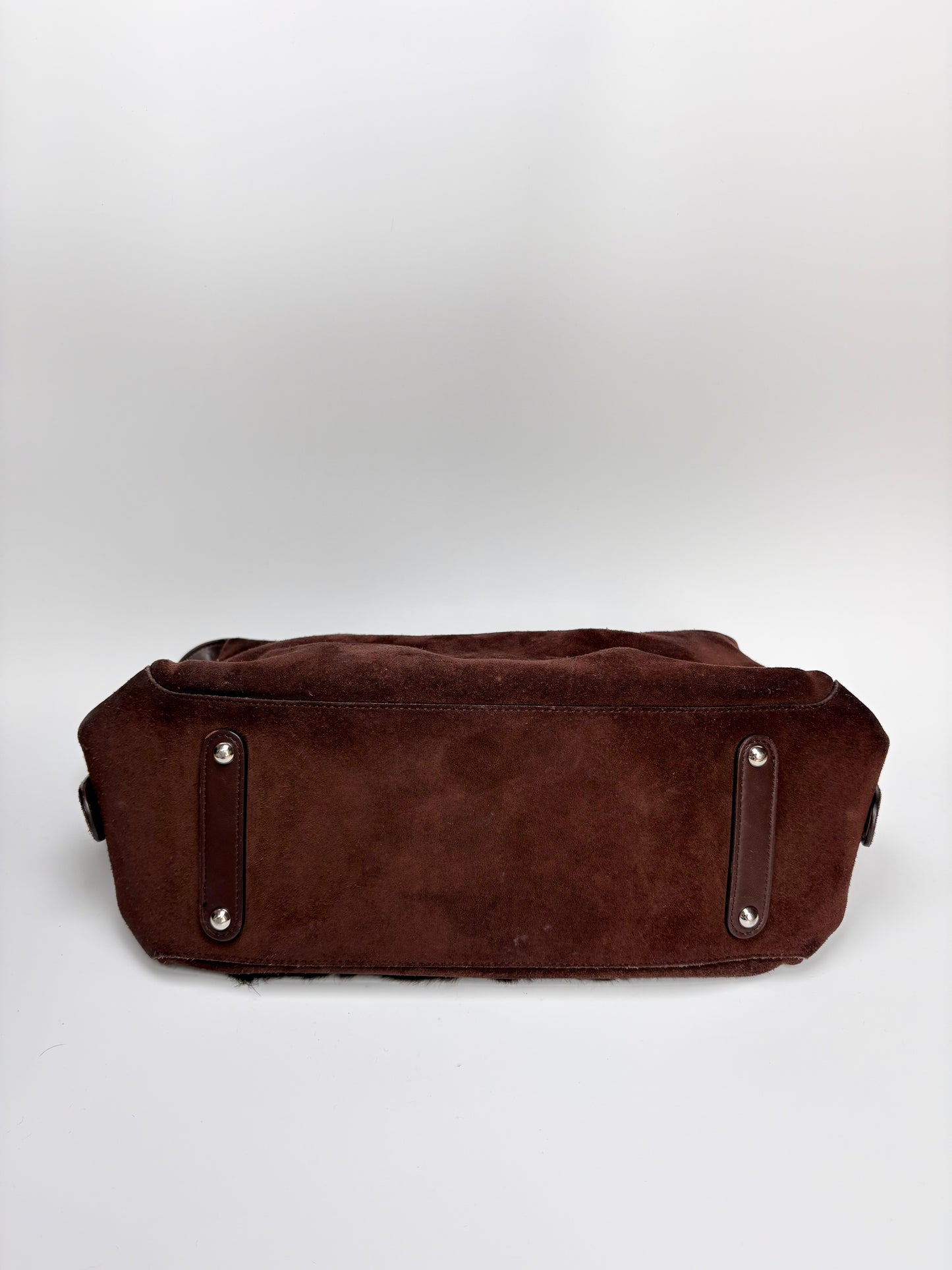 Ferragamo Fur Shoulder Bag