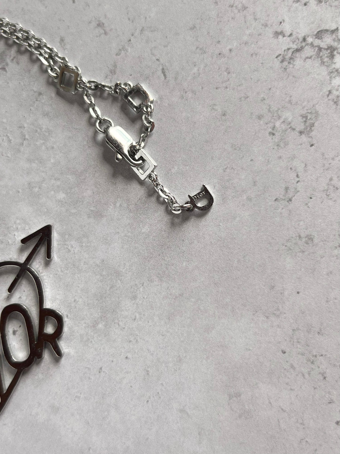 Dior Heart Arrow Necklace