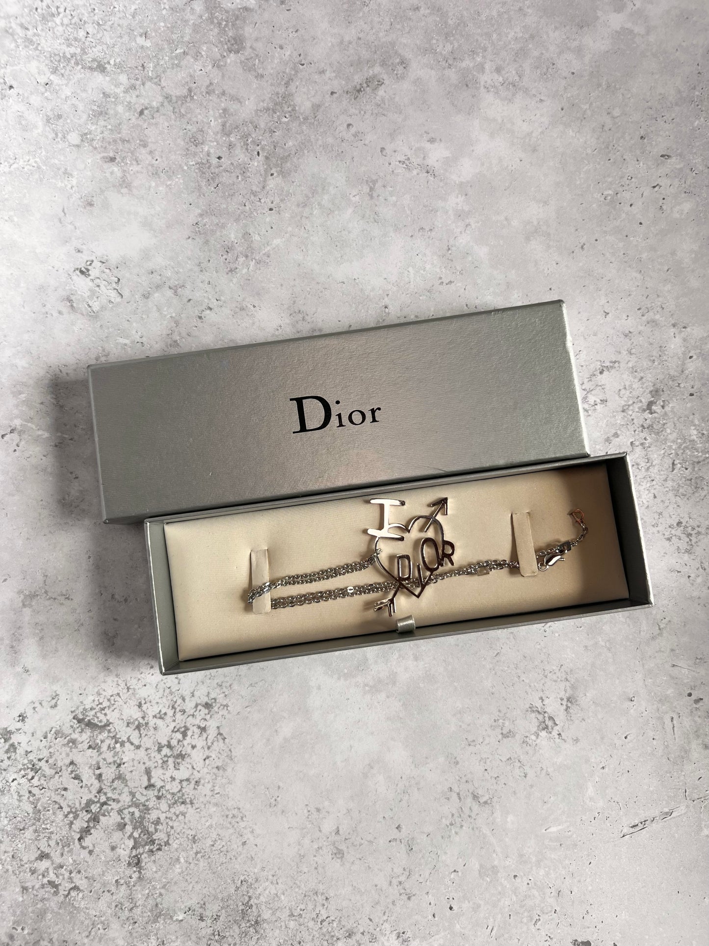 Dior Heart Arrow Necklace