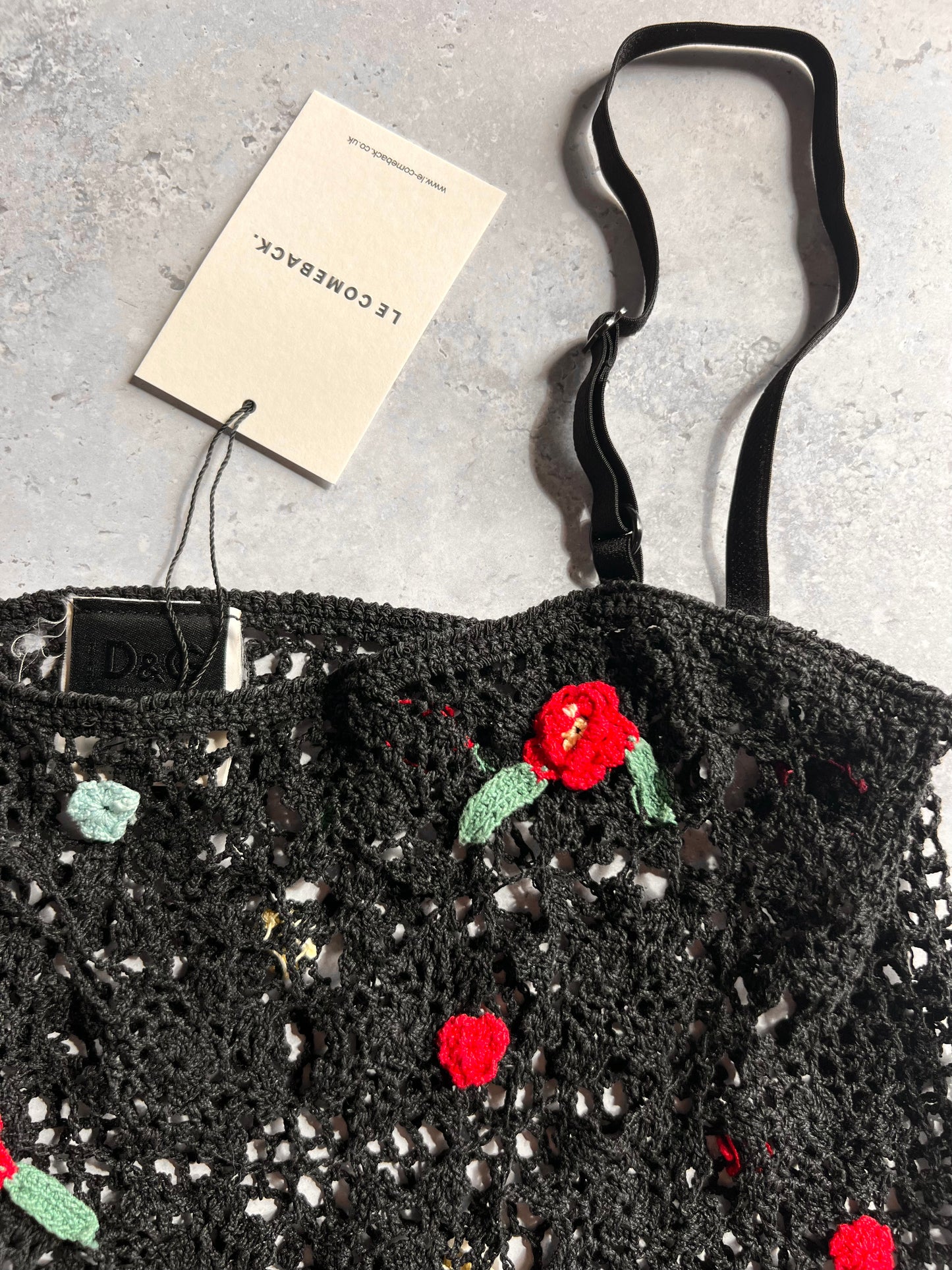 D&G Crochet Flower Top