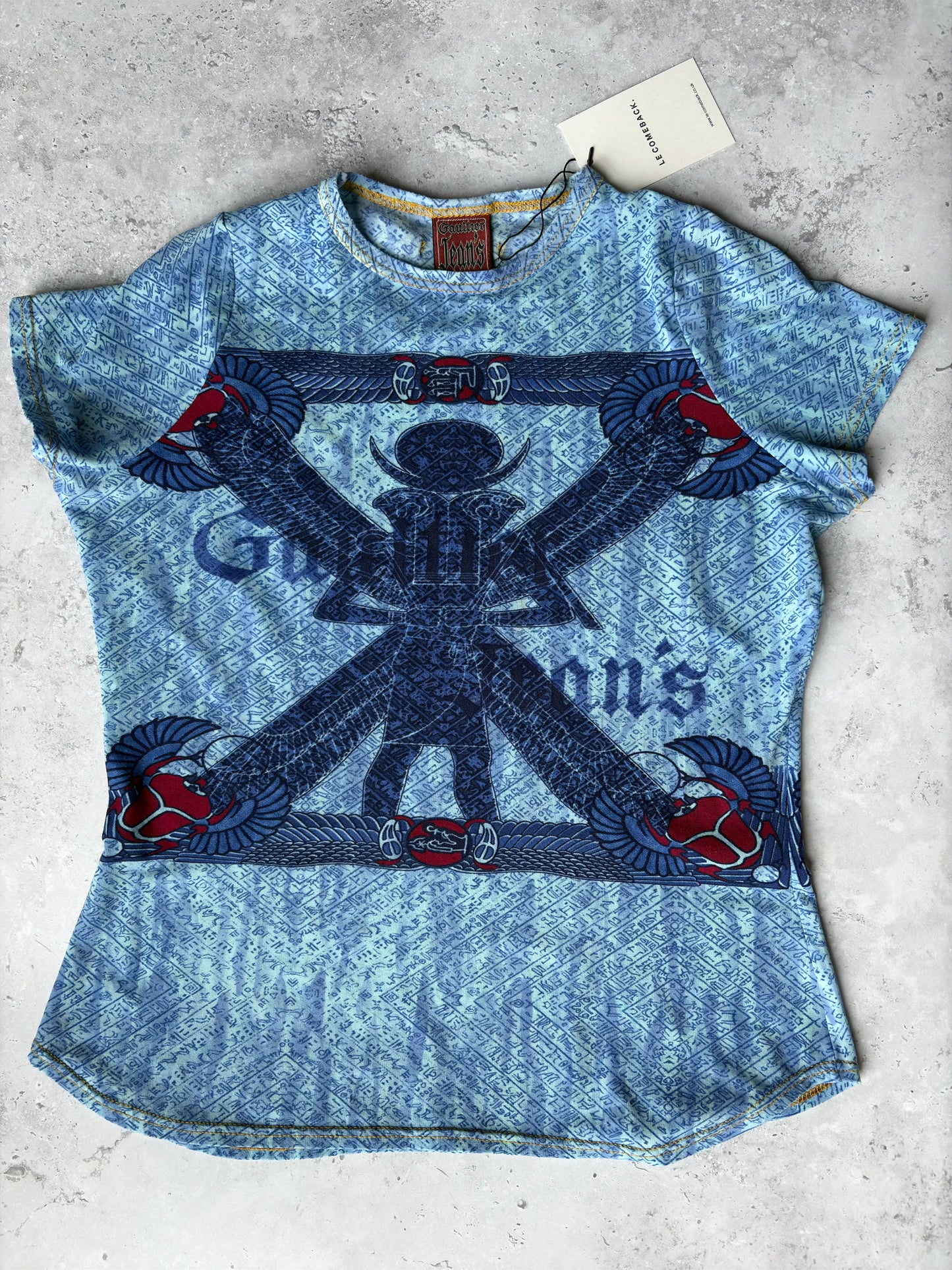 Jean Paul Gaultier Blue Print T-Shirt