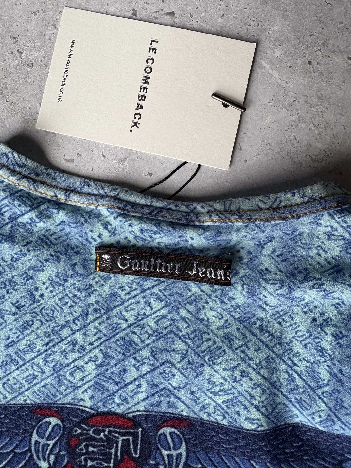 Jean Paul Gaultier Blue Print T-Shirt