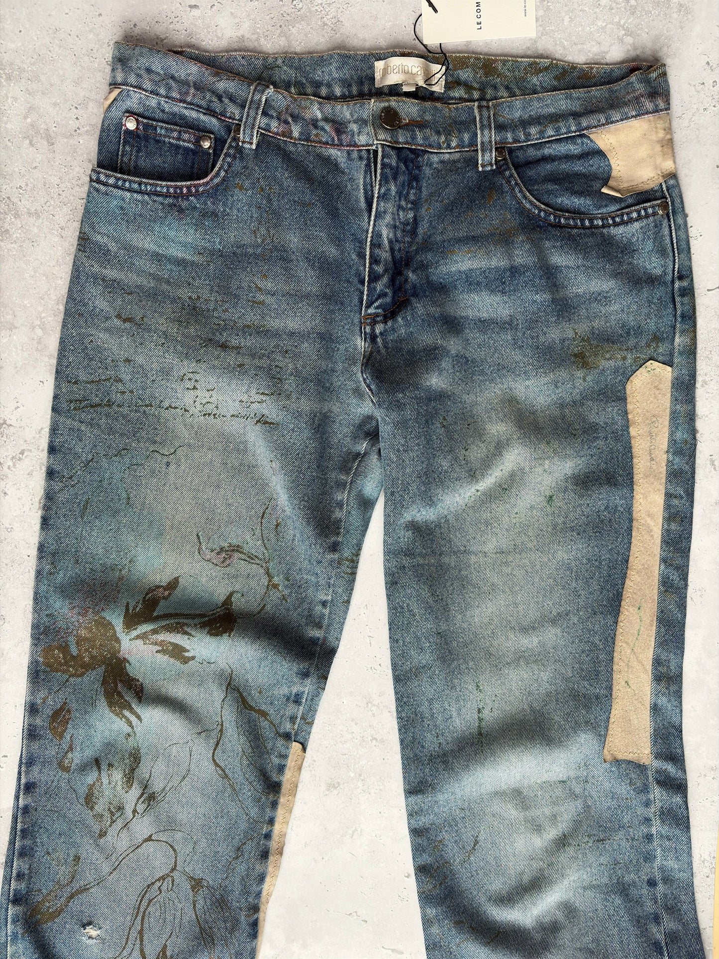 Cavalli Hand Painted Jeans