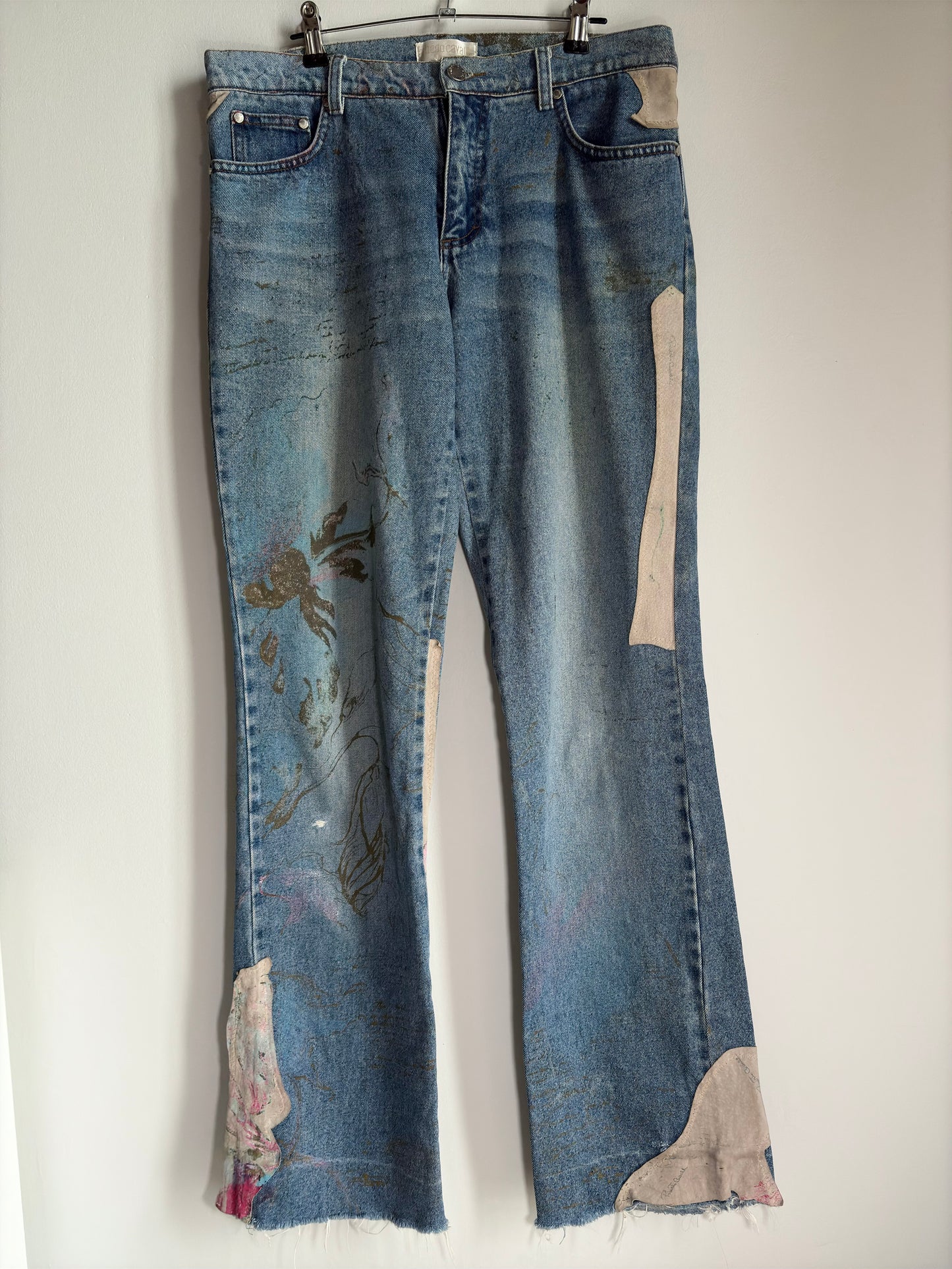 Cavalli Hand Painted Jeans