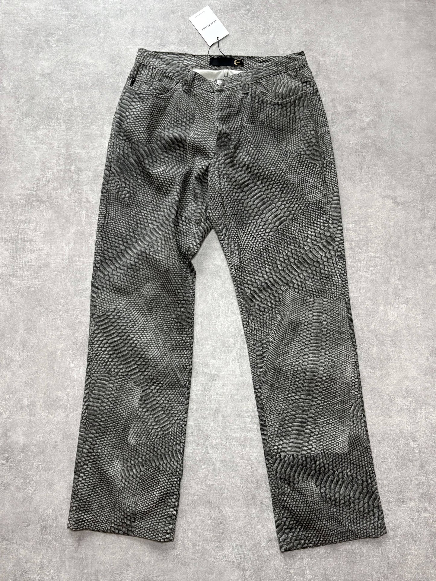 Cavalli Snake Effect Jeans